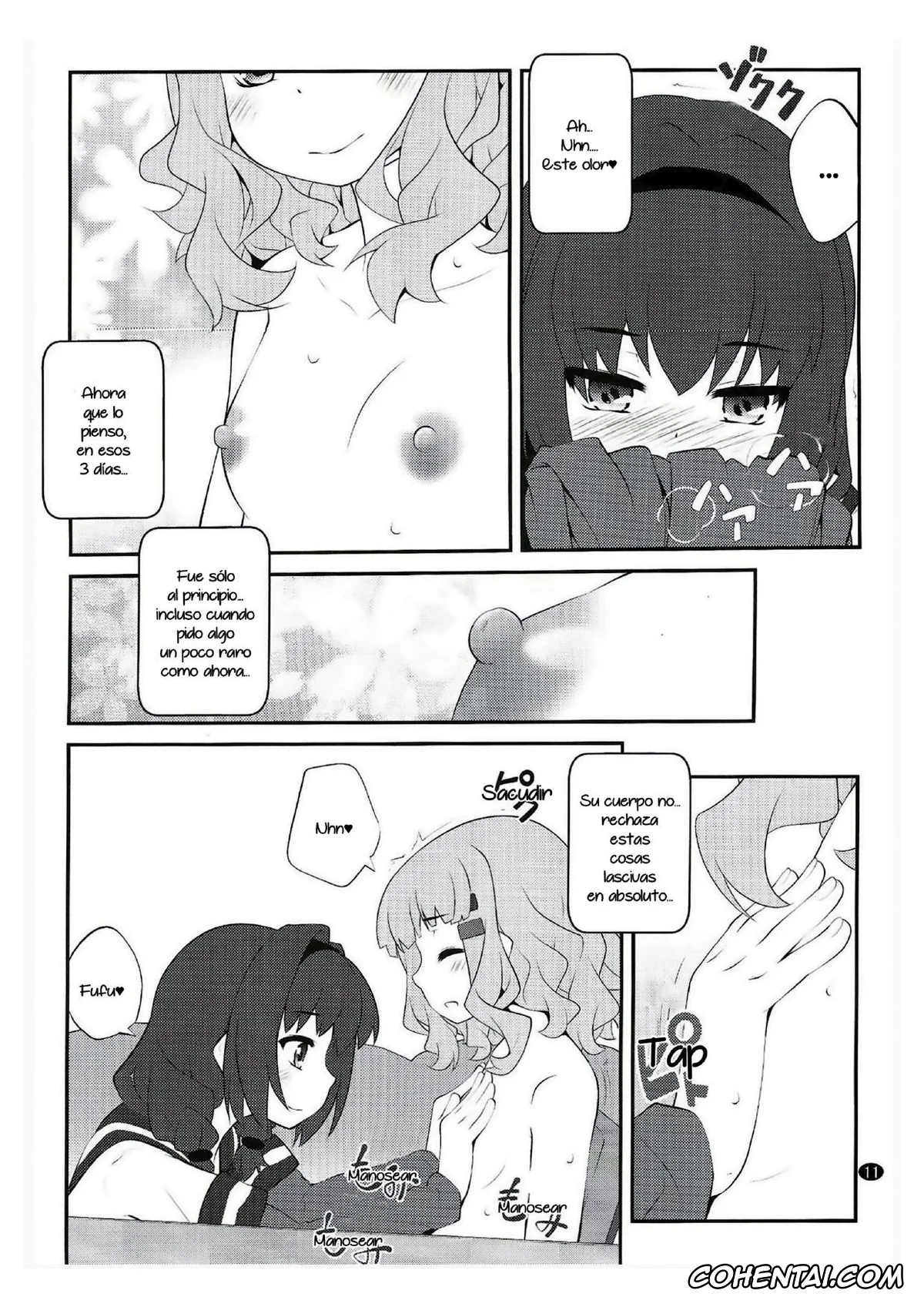 YuruYuri xxx, Himawari Furutani xxx, Sakurako Ohmuro xxx, Himegoto Flowers 15 (YuruYuri), pagina 10