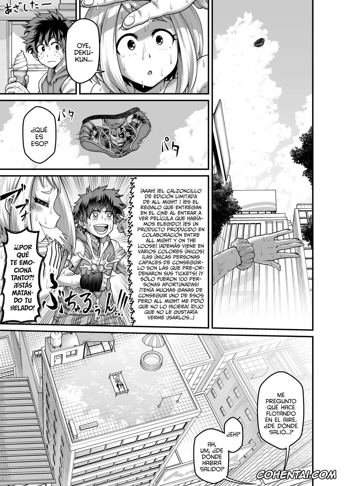 My Hero Academia | Boku No Hero Academia xxx, Rumi Usagiyama xxx, Mirko Onee-san to Manatsu no Hatsujouki (Boku no Hero Academia), pagina 4
