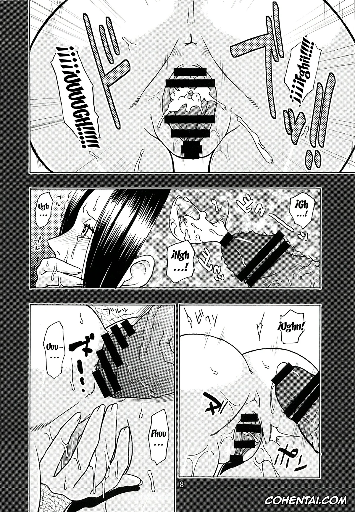 One Piece hentai, NARUTO hentai, Boa Hancock hentai, Tsunade hentai, NARUHON + Reizoku Jotei (ONE PIECE, NARUTO), pagina 9