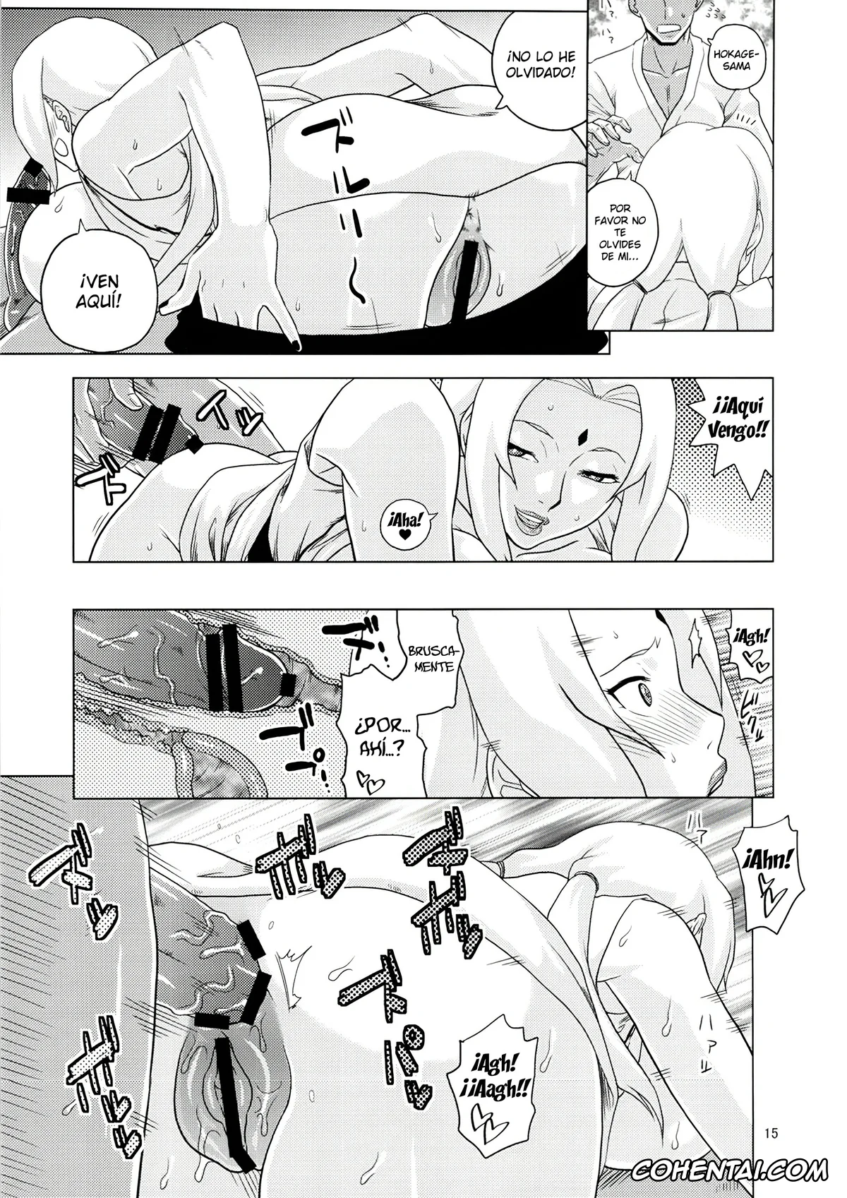 One Piece xxx, NARUTO xxx, Boa Hancock xxx, Tsunade xxx, NARUHON + Reizoku Jotei (ONE PIECE, NARUTO), pagina 16