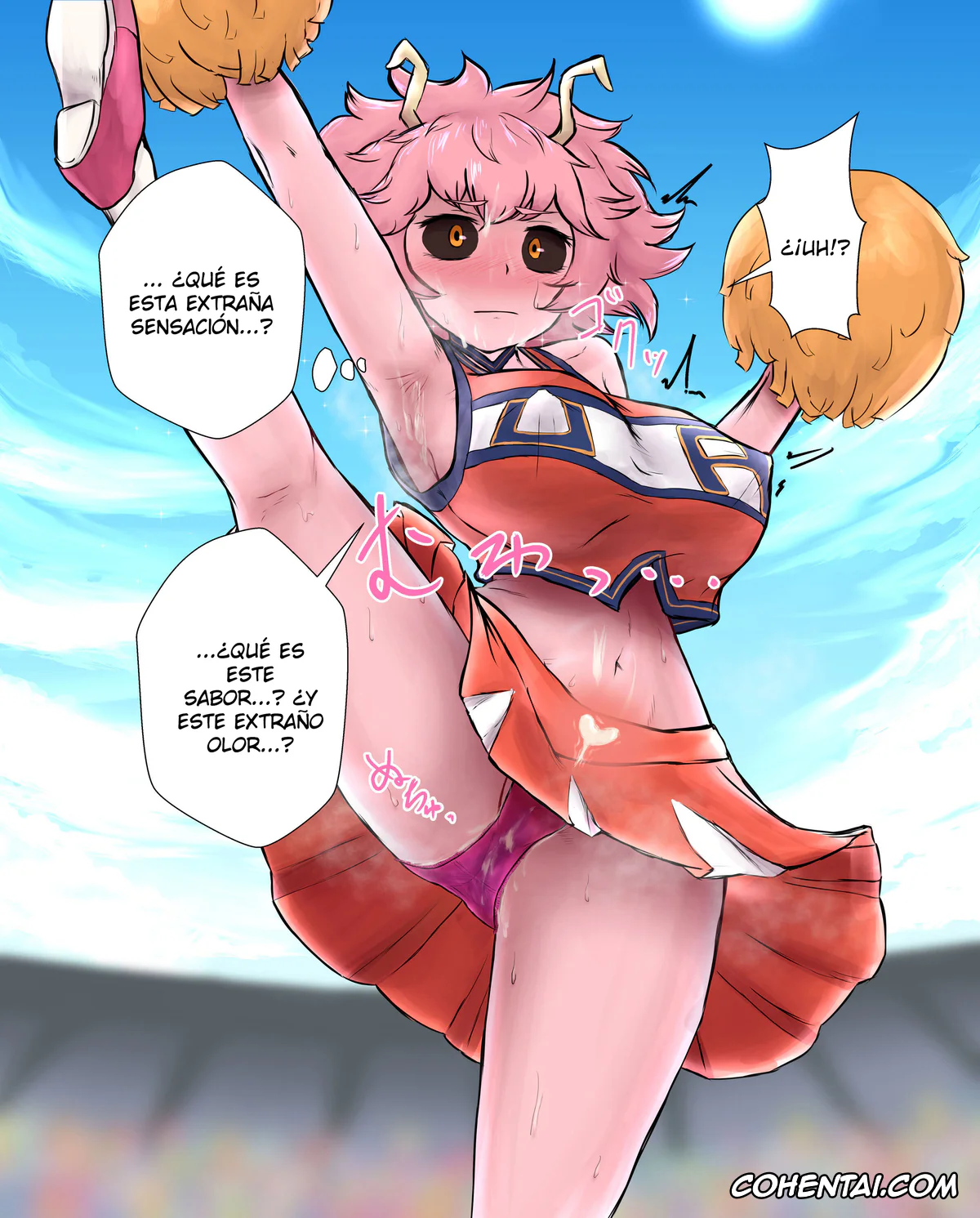 My Hero Academia | Boku No Hero Academia hentai, Mina Ashido hentai, Kosei «Ero Manga» (Jikan Teishi, Sonzai Mushi, Busshitsu Tensou (Enkaku Tanetsuke)) (Boku no Hero Academia), pagina 18