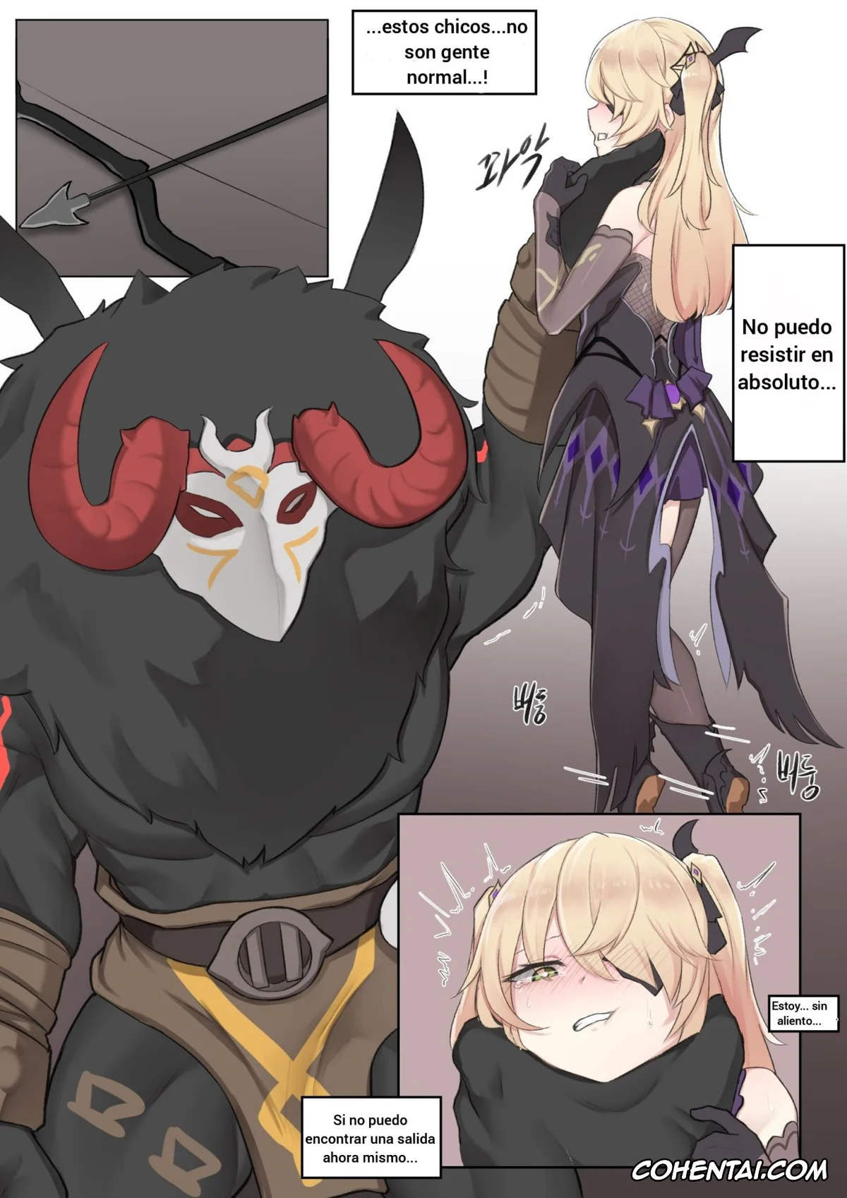 Genshin Impact hentai, Fischl hentai, Hilichurl hentai, IF SCENARIO Fishcl (Genshin Impact), pagina 3