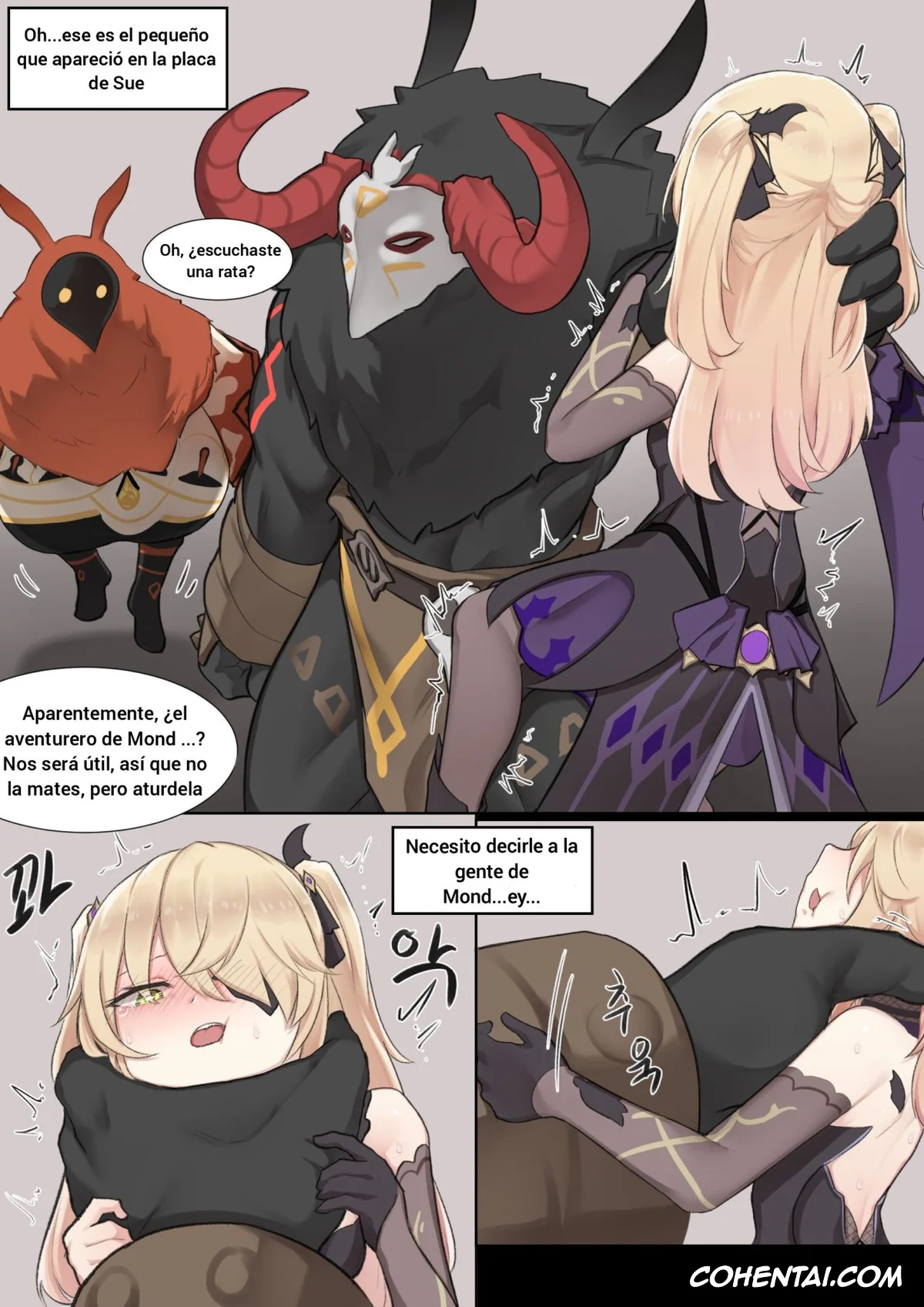 Genshin Impact xxx, Fischl xxx, Hilichurl xxx, IF SCENARIO Fishcl (Genshin Impact), pagina 4