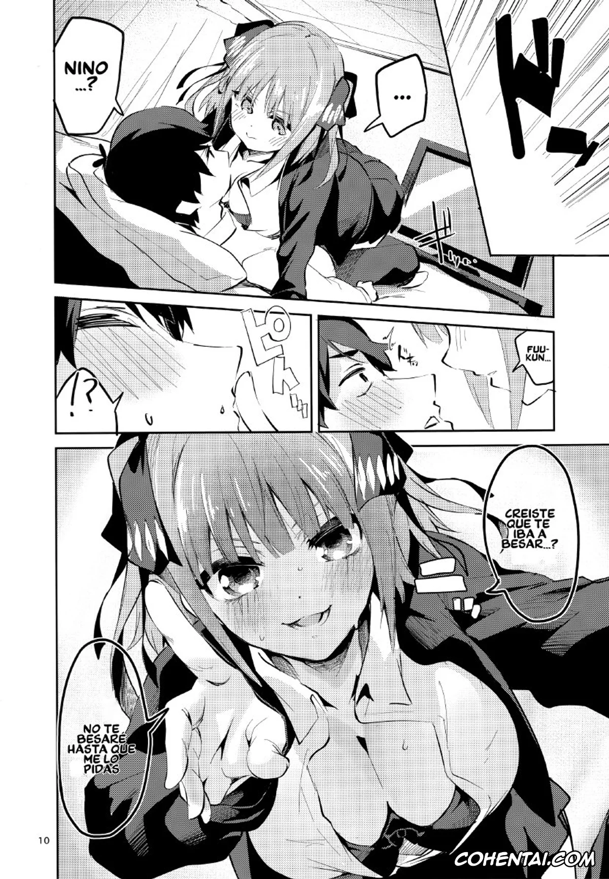 Gotoubun No Hanayome | The Quintessential Quintuplets hentai, Fuutarou Uesugi hentai, Nino Nakano hentai, Nino no Baai (Gotoubun no Hanayome), pagina 9
