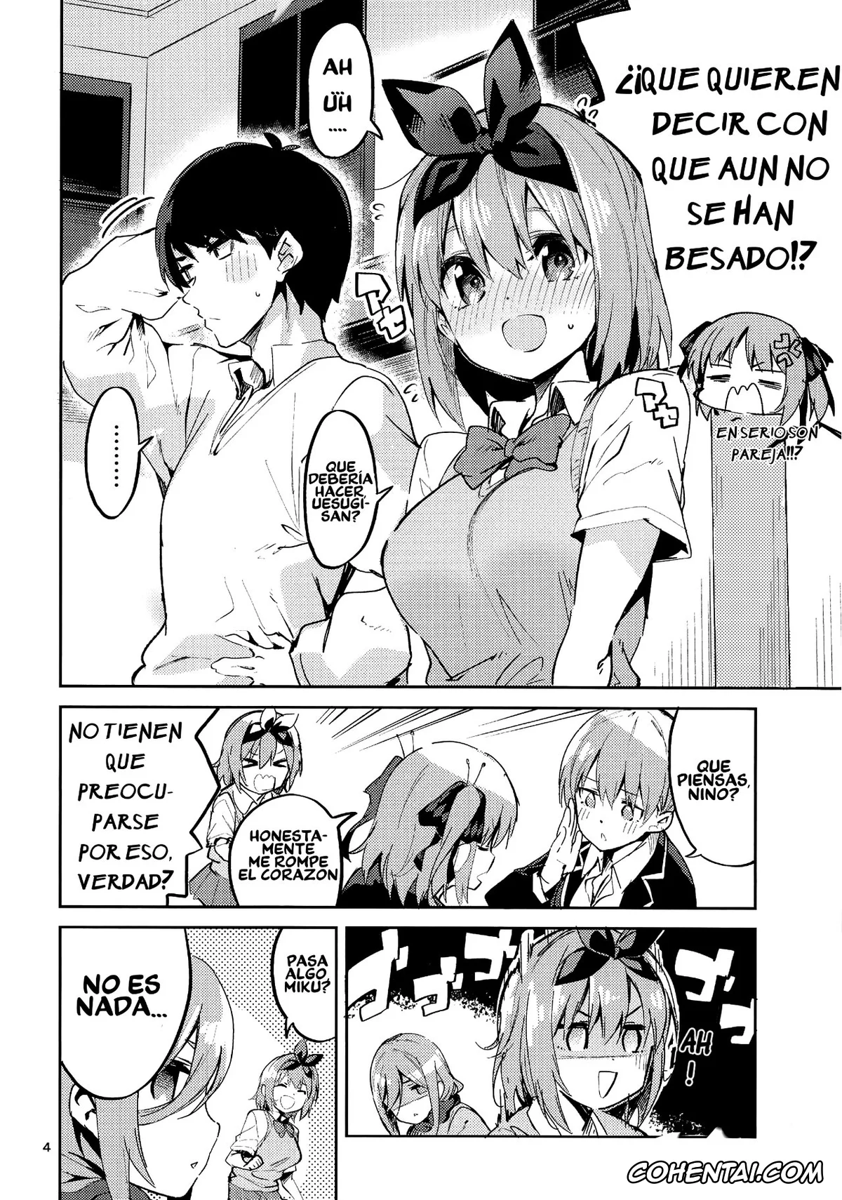 Gotoubun No Hanayome | The Quintessential Quintuplets hentai, Fuutarou Uesugi hentai, Yotsuba Nakano hentai, Yotsuba no Baai (Gotoubun no Hanayome), pagina 3