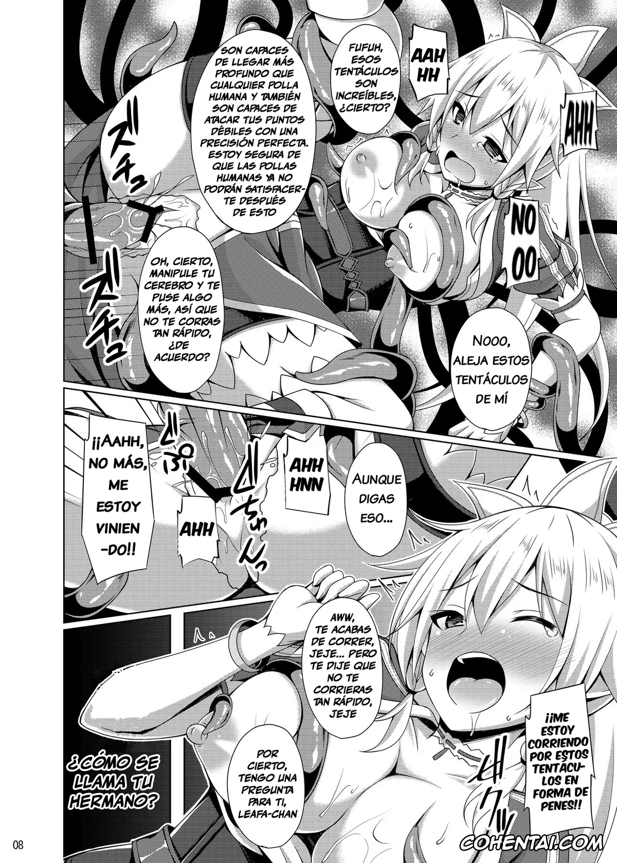 Sword Art Online xxx, Asuna Yuuki xxx, Lyfa | Leafa xxx, Shino Asada | Sinon xxx, Suguha Kirigaya xxx, Kanojo wa Mou «Onii-chan» to wa Yonde Kurenai (Sword Art Online), pagina 7