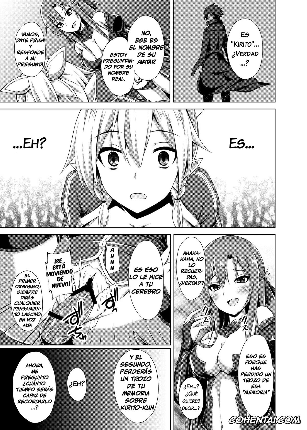 Sword Art Online porno, Asuna Yuuki porno, Lyfa | Leafa porno, Shino Asada | Sinon porno, Suguha Kirigaya porno, Kanojo wa Mou «Onii-chan» to wa Yonde Kurenai (Sword Art Online), pagina 8