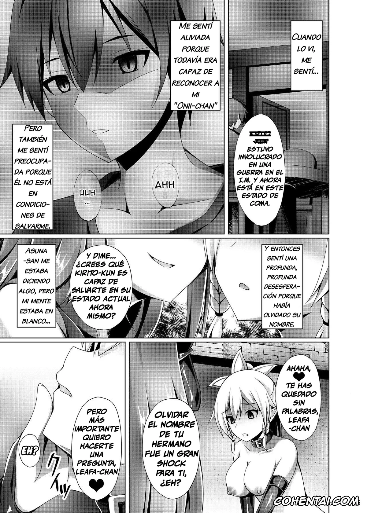 Sword Art Online porno, Asuna Yuuki porno, Lyfa | Leafa porno, Shino Asada | Sinon porno, Suguha Kirigaya porno, Kanojo wa Mou «Onii-chan» to wa Yonde Kurenai (Sword Art Online), pagina 14