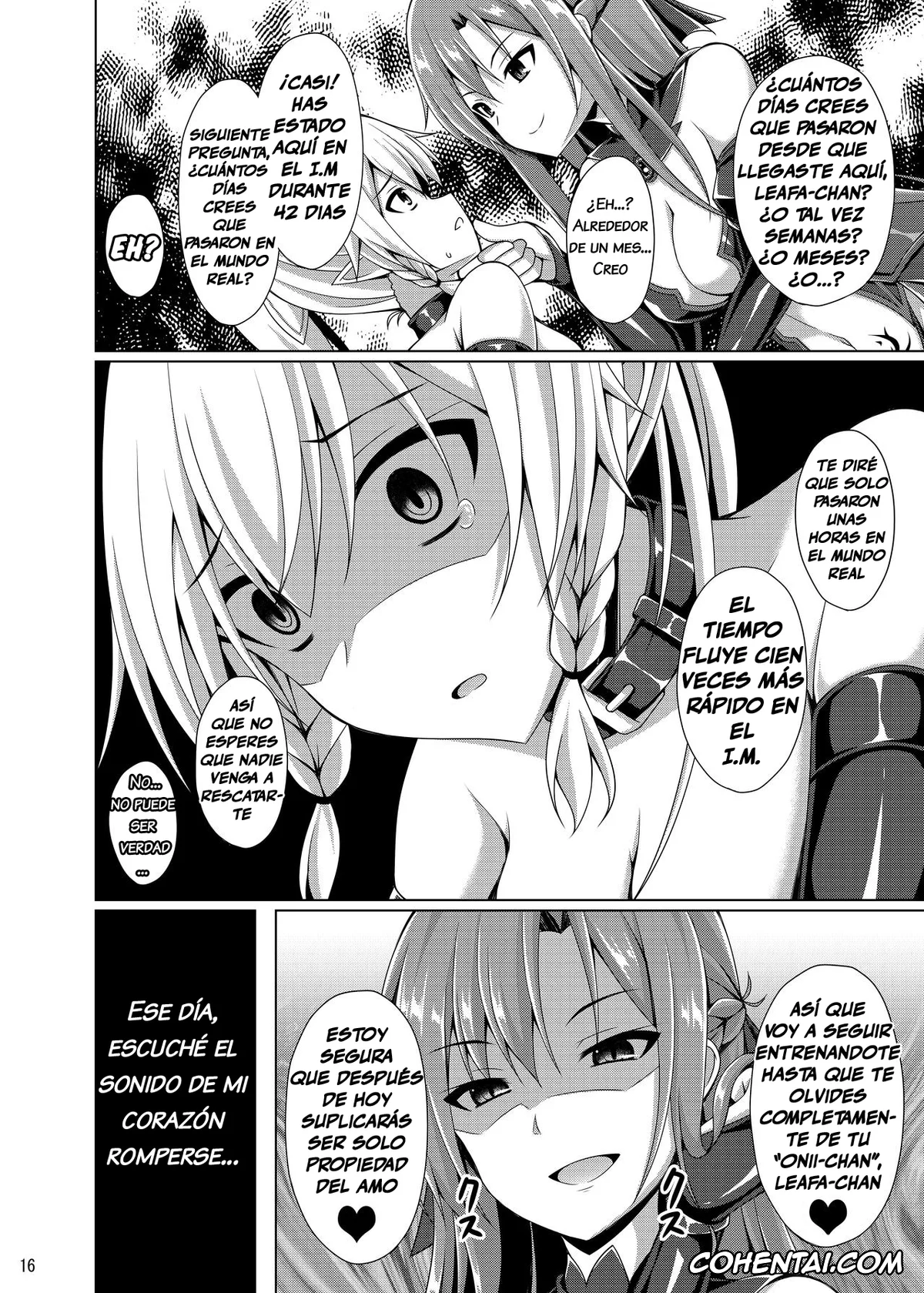 Sword Art Online hentai, Asuna Yuuki hentai, Lyfa | Leafa hentai, Shino Asada | Sinon hentai, Suguha Kirigaya hentai, Kanojo wa Mou «Onii-chan» to wa Yonde Kurenai (Sword Art Online), pagina 15