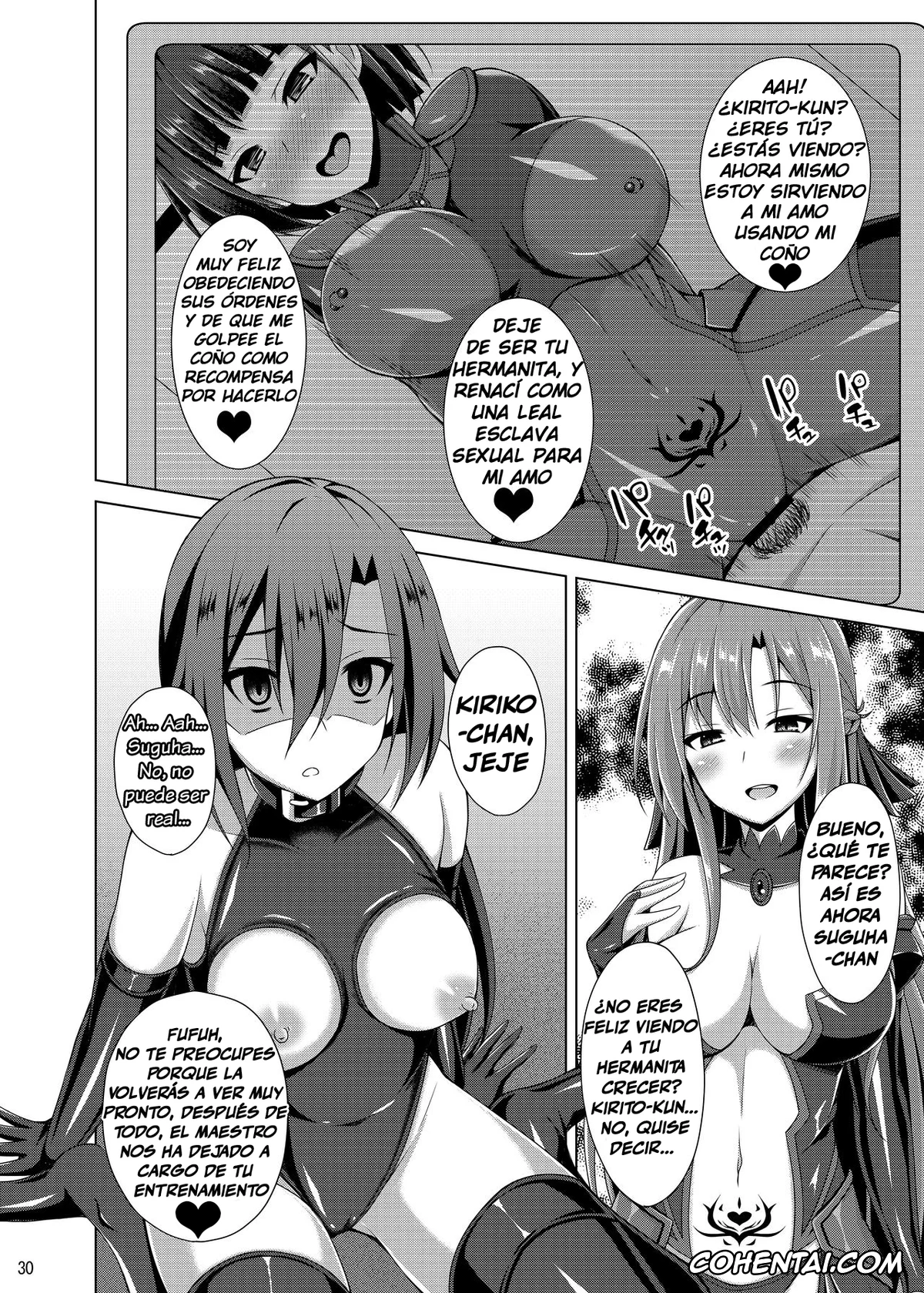 Sword Art Online porno, Asuna Yuuki porno, Lyfa | Leafa porno, Shino Asada | Sinon porno, Suguha Kirigaya porno, Kanojo wa Mou «Onii-chan» to wa Yonde Kurenai (Sword Art Online), pagina 29