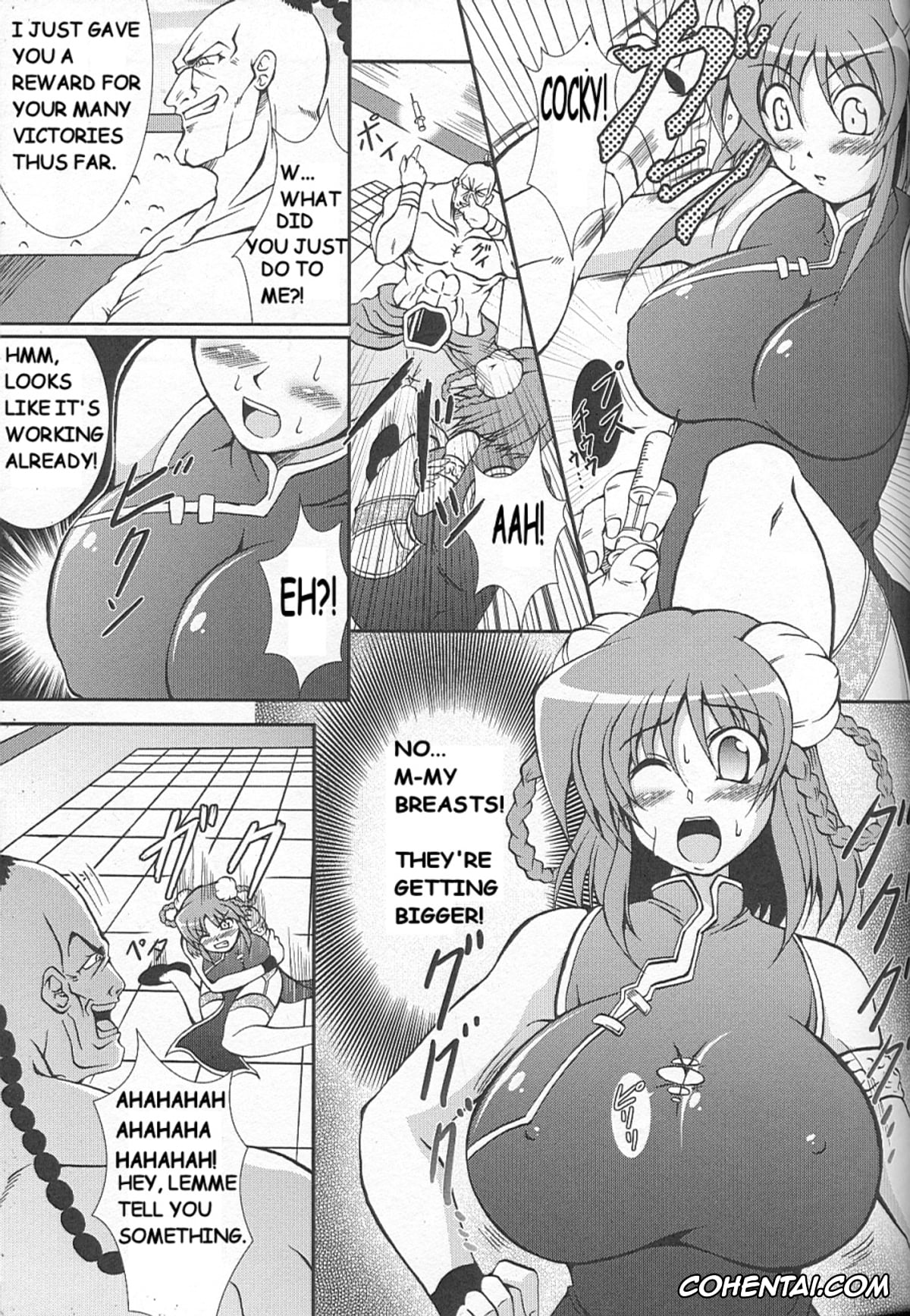 Original hentai, Chuuka Teki Chichionna (Bakunyuu Gensou), pagina 3