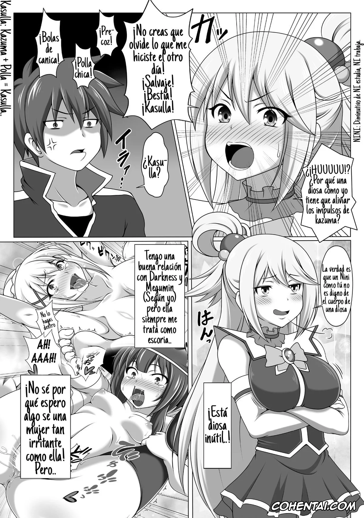 Kono Subarashii Sekai ni Syukufuku o! xxx, Aqua xxx, Kazuma Satou xxx, Kono Koukando nara Sorosoro Harem Ikerun ja ne? 3 ~RST 07~ (Kono Subarashii Sekai ni Syukufuku o!), pagina 4
