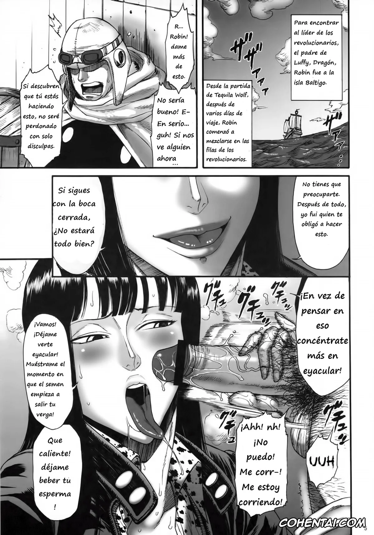 One Piece hentai, Charlie hentai, Nico Robin hentai, GOLDEN MONKEY (One Piece), pagina 3