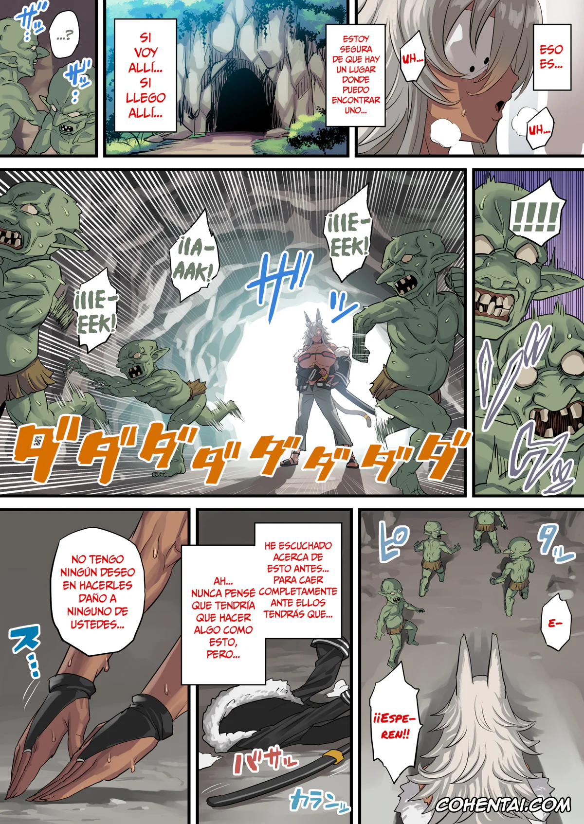 Mushoku Tensei ~Isekai Ittara Honki Dasu~ hentai, Ghislaine Dedoldia hentai, Hatsujou Ghislaine tai Goblin (Mushoku Tensei ~Isekai Ittara Honki Dasu~), pagina 3