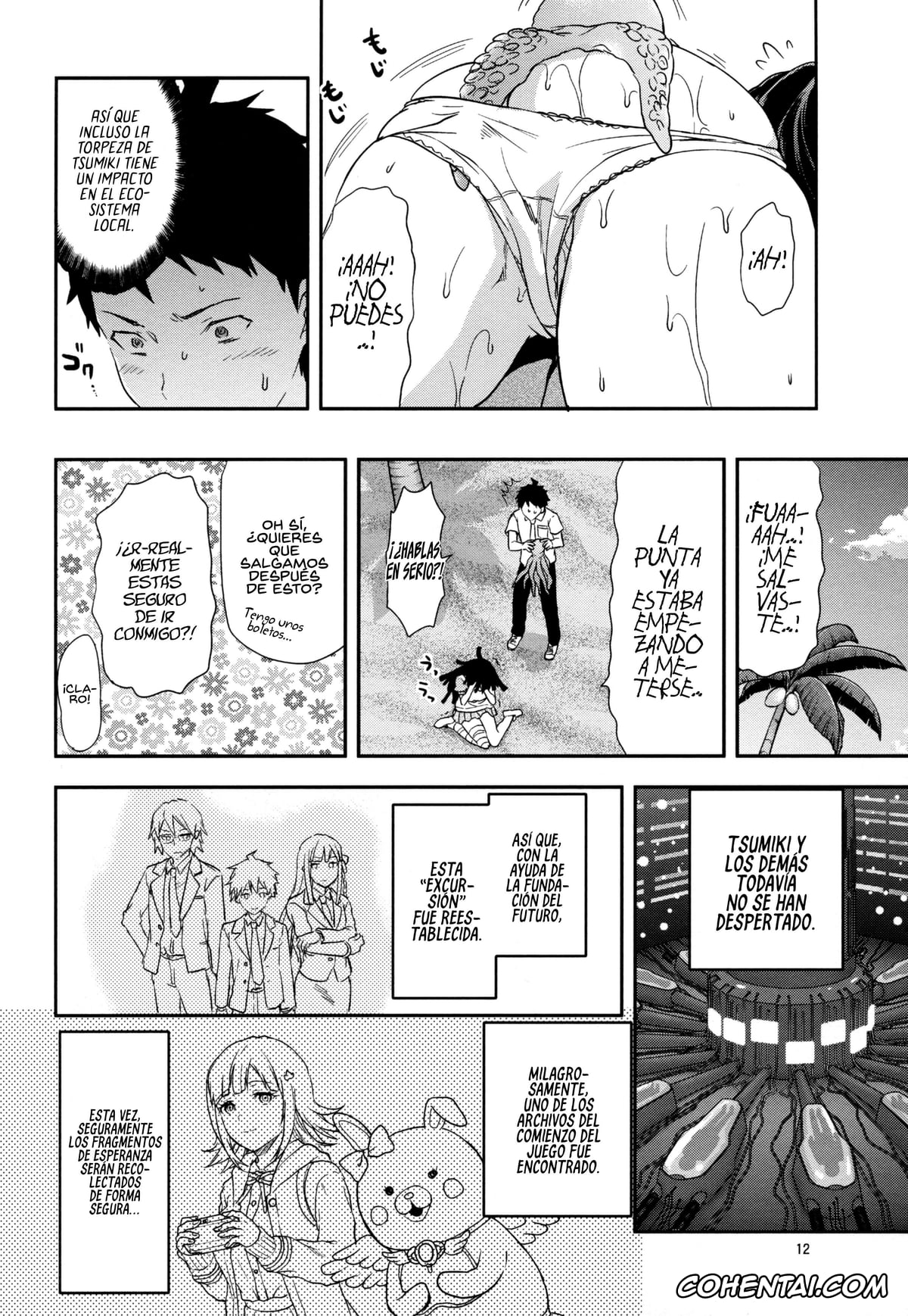 Danganronpa porno, Hajime Hinata porno, Mikan Tsumiki porno, STAND BY ME (Super Danganronpa 2), pagina 11