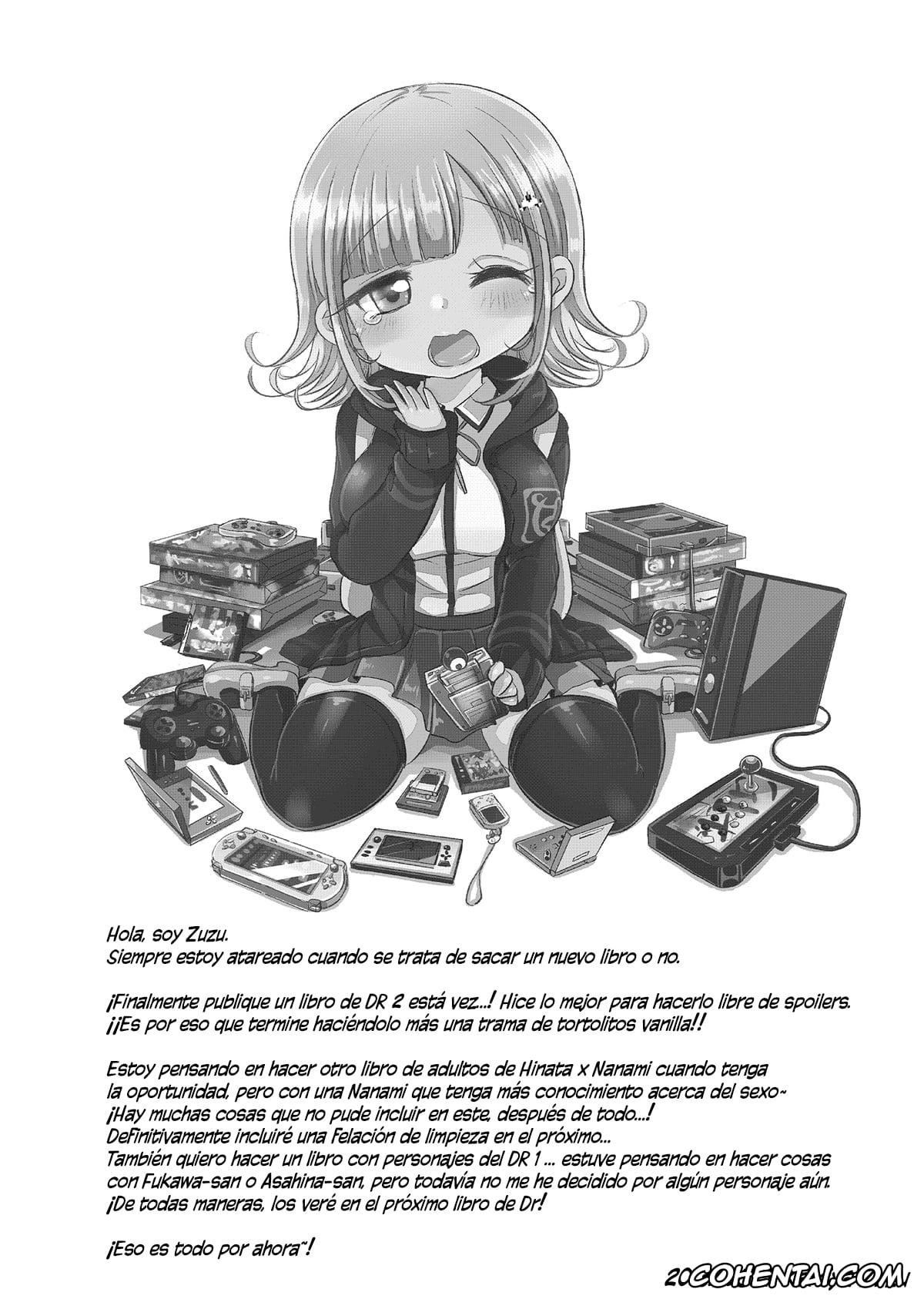 Danganronpa porno, Chiaki Nanami porno, Hajime Hinata porno, Game na Kanojo to Chou Koukou Kyuu no Hatena Hatena (Super Danganronpa 2), pagina 20