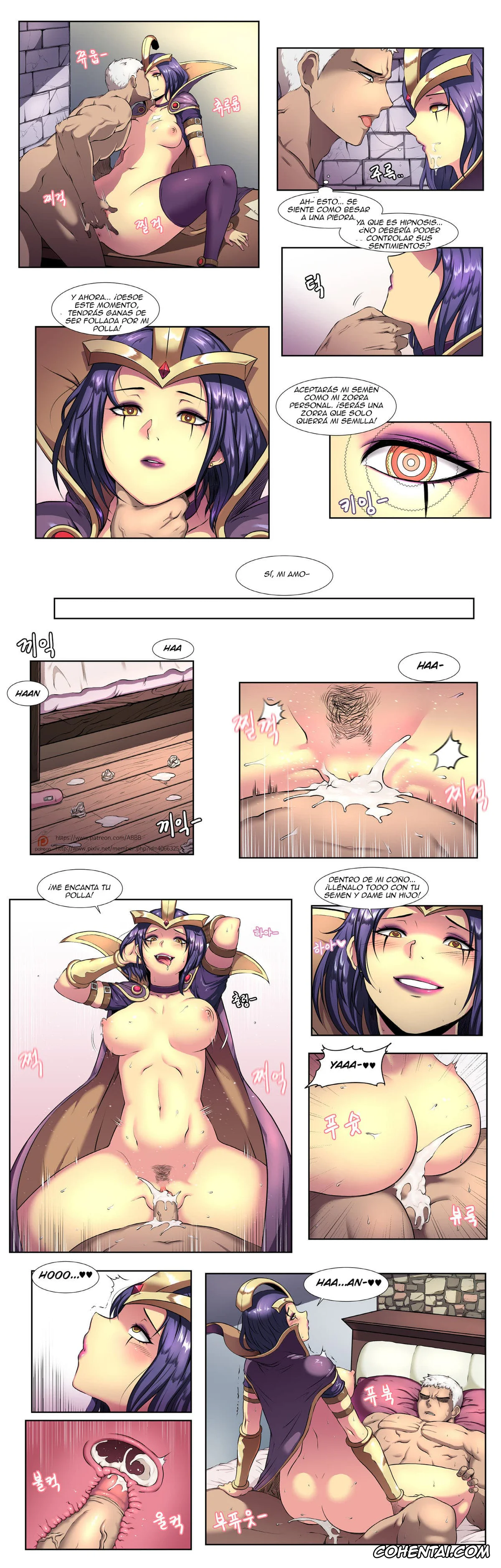 League of Legends hentai, Emilia Leblanc hentai, Leblanc Hypnosis (League of Legends), pagina 3