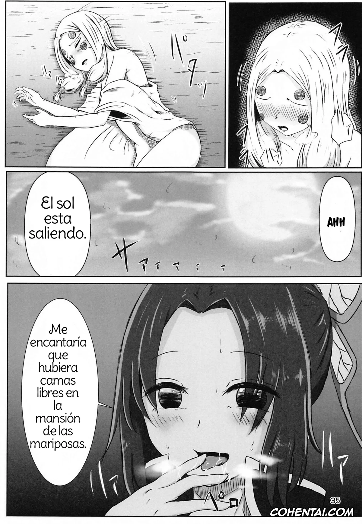 Kimetsu No Yaiba | Demon Slayer xxx, Older Sister Spider Demon xxx, Shinobu Kochou xxx, Les no Kokyuu (Kimetsu no Yaiba), pagina 34