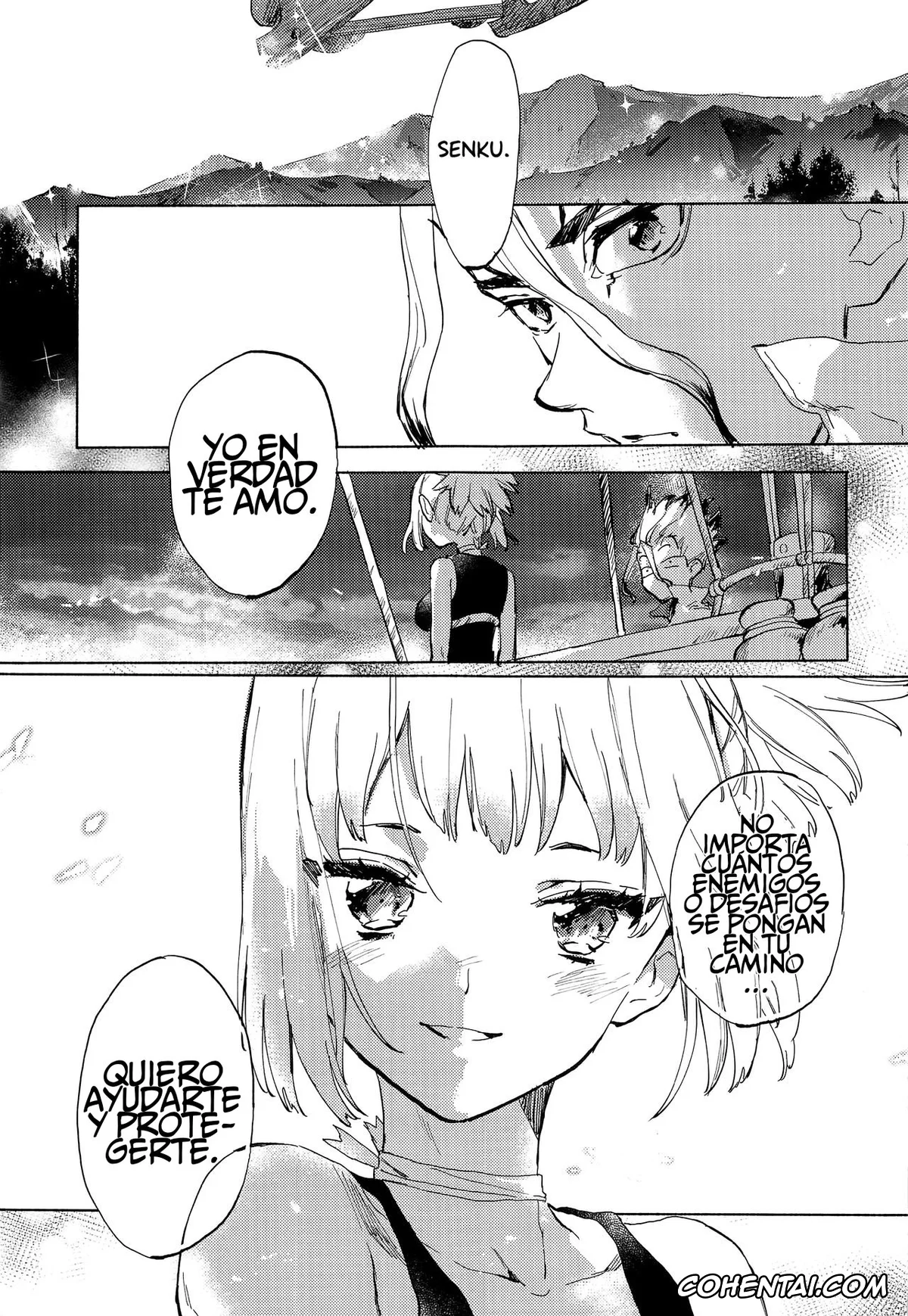Dr. STONE porno, Kohaku porno, Senku Ishigami porno, HEAVENLY LOVER (Dr. STONE), pagina 2