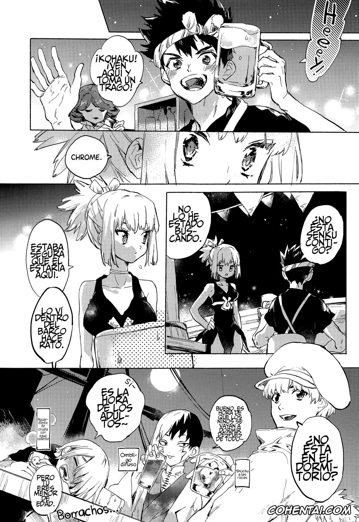 Dr. STONE hentai, Kohaku hentai, Senku Ishigami hentai, HEAVENLY LOVER (Dr. STONE), pagina 6
