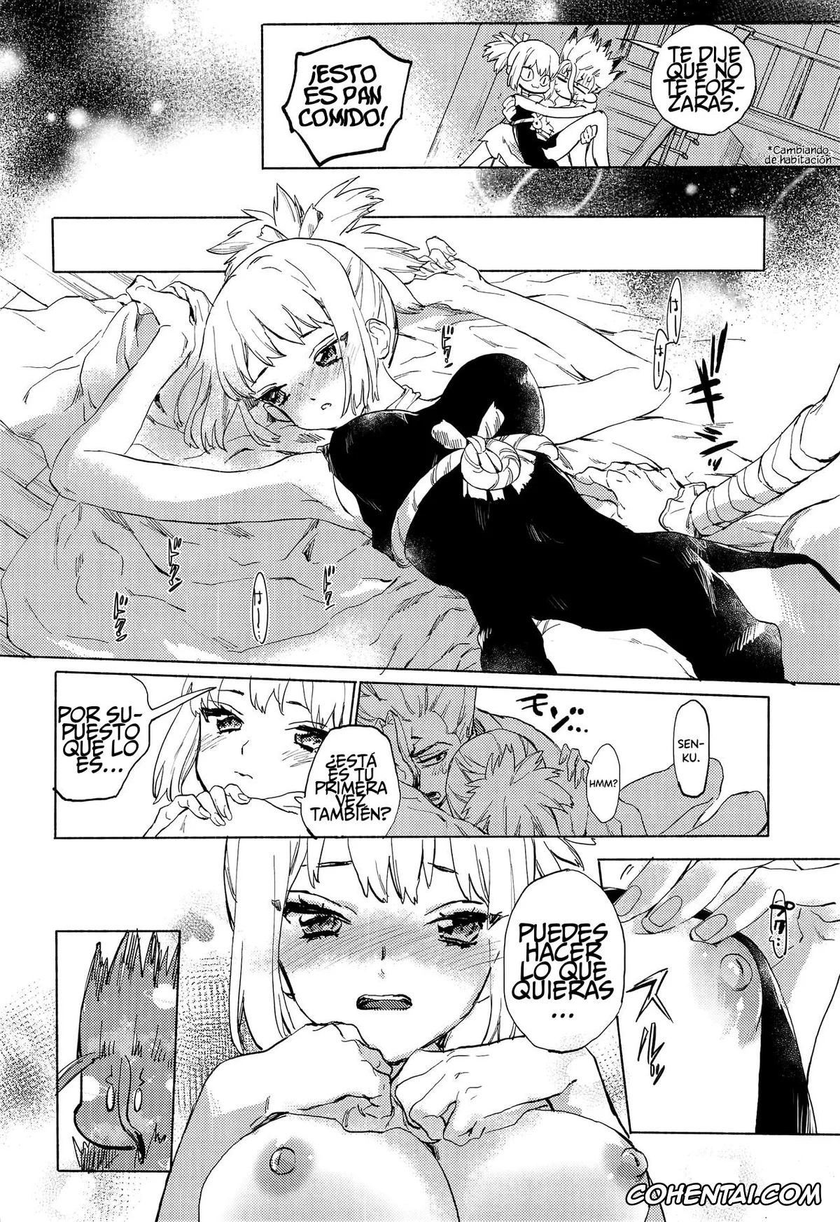 Dr. STONE hentai, Kohaku hentai, Senku Ishigami hentai, HEAVENLY LOVER (Dr. STONE), pagina 15