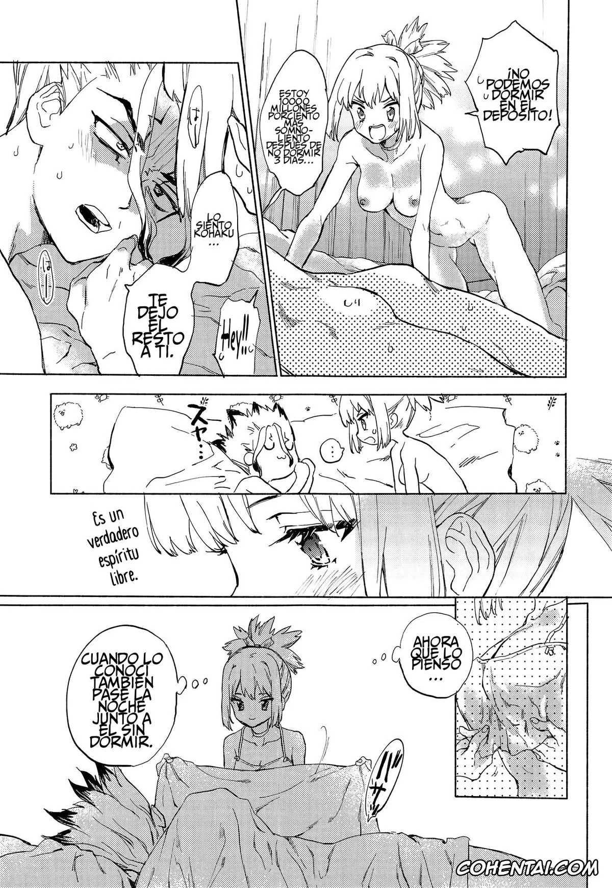 Dr. STONE xxx, Kohaku xxx, Senku Ishigami xxx, HEAVENLY LOVER (Dr. STONE), pagina 28