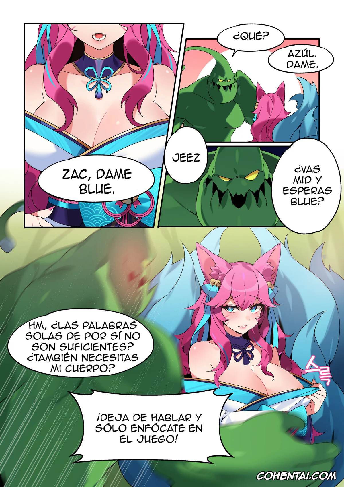 League of Legends xxx, Ahri xxx, ahri (League of Legends), pagina 1