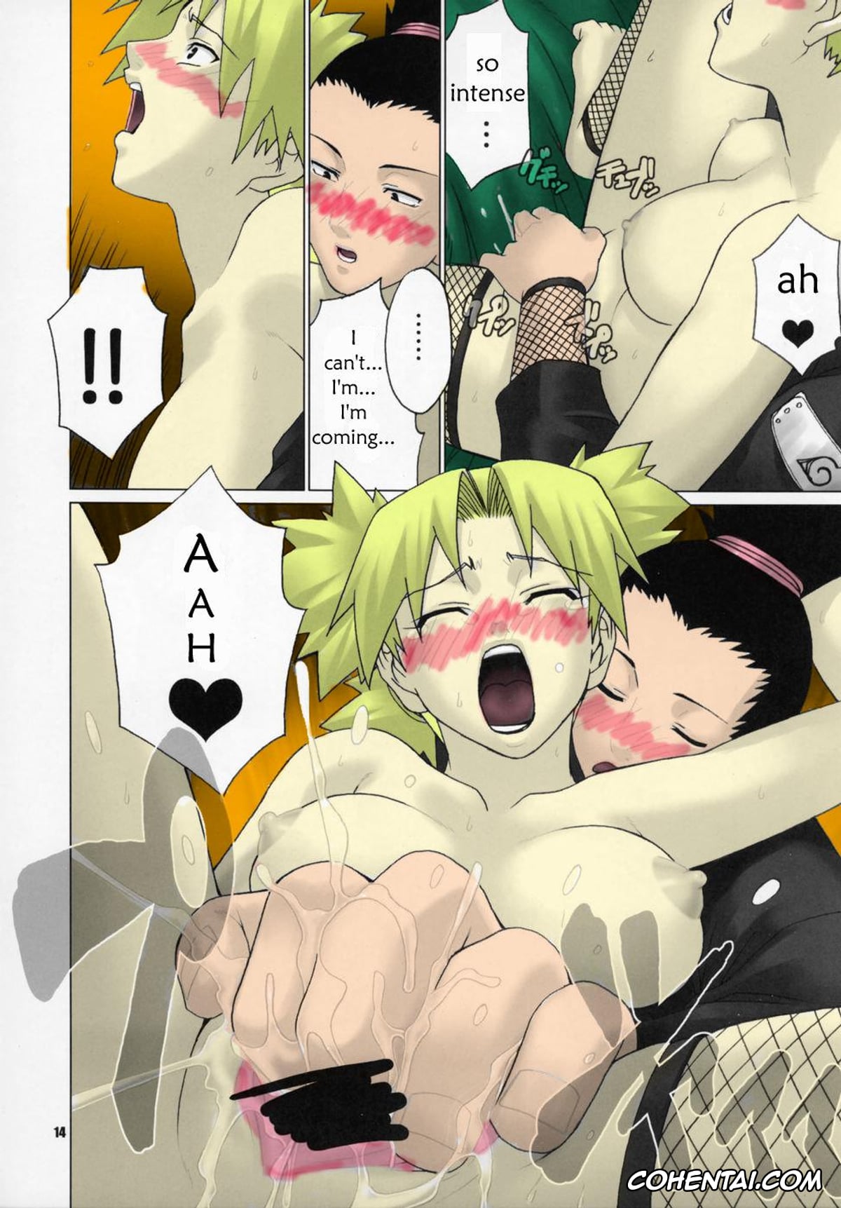NARUTO hentai, Kakashi Hatake hentai, Sakura Haruno hentai, Shikamaru Nara hentai, Temari hentai, Himitsu (Naruto), pagina 9