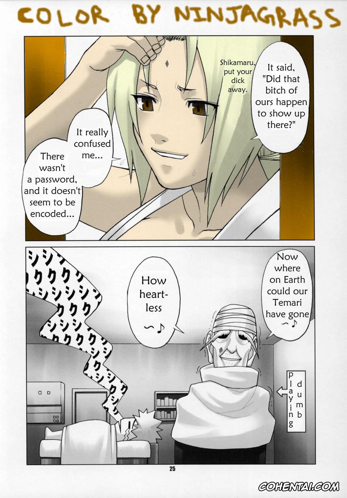 NARUTO xxx, Kakashi Hatake xxx, Sakura Haruno xxx, Shikamaru Nara xxx, Temari xxx, Himitsu (Naruto), pagina 19