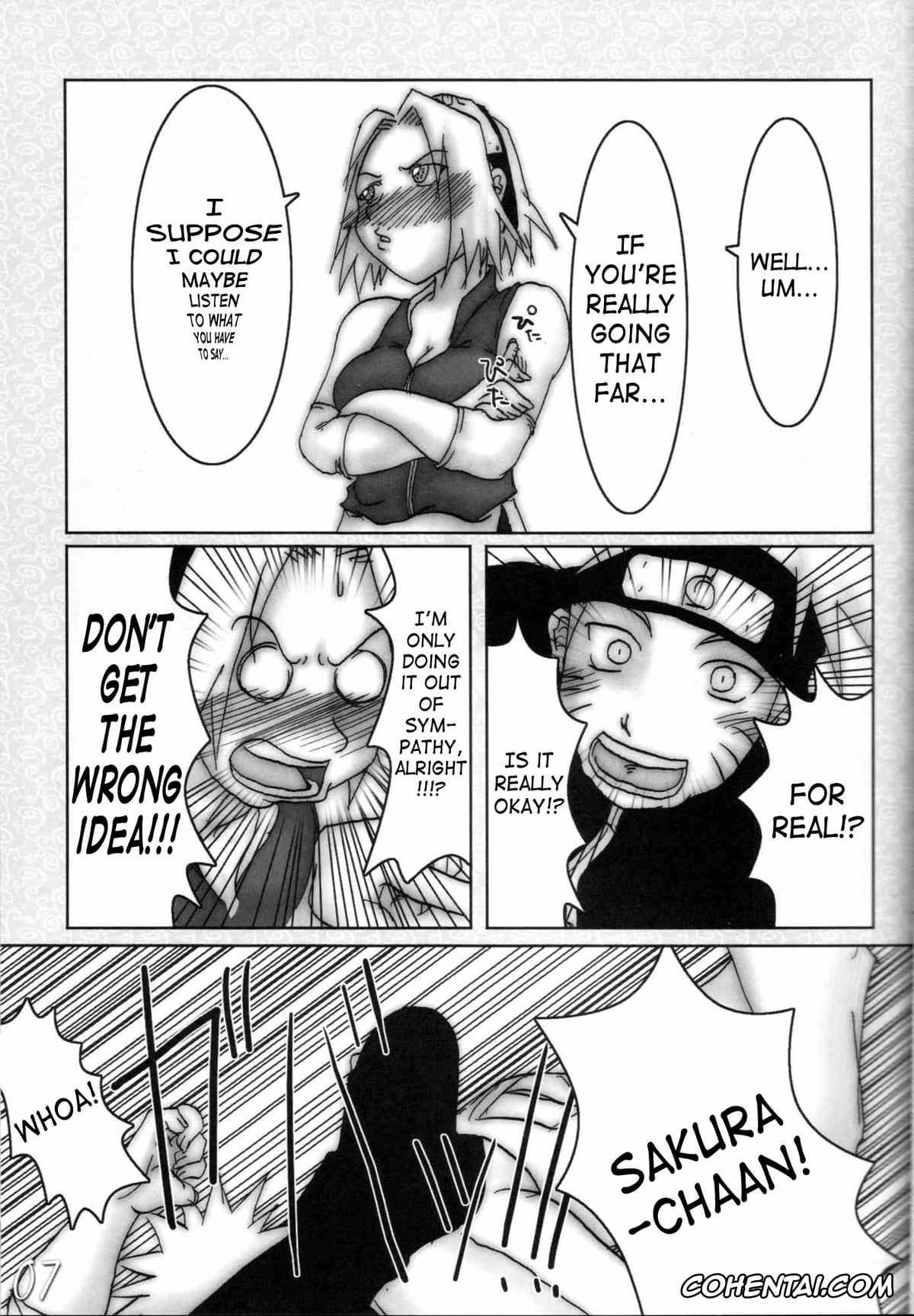 NARUTO hentai, Naruto Uzumaki hentai, Sakura Haruno hentai, H-Sen Vol. 6.5 (Naruto), pagina 6