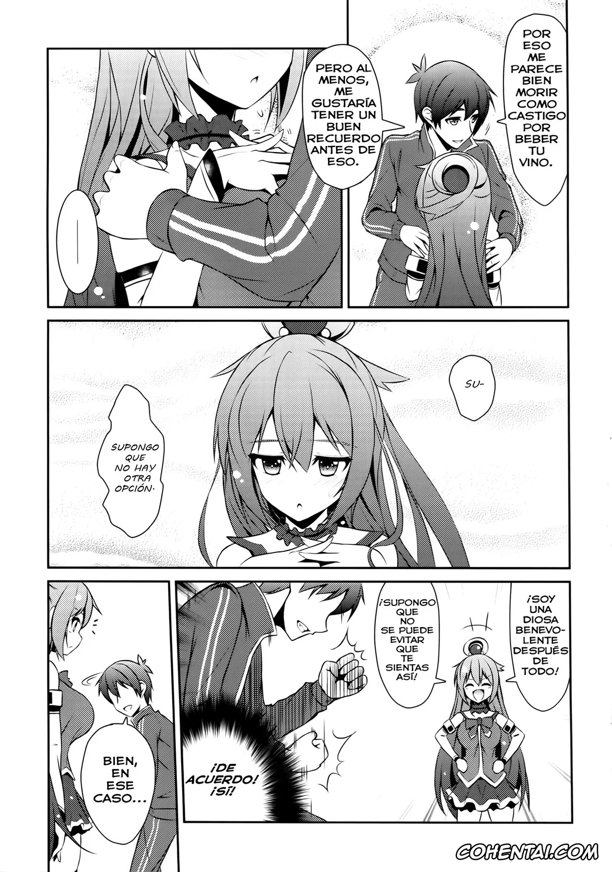 Kono Subarashii Sekai ni Syukufuku o! hentai, Aqua hentai, Kazuma Satou hentai, Aah Aqua-sama! (Kono Subarashii Sekai ni Syukufuku o!), pagina 6