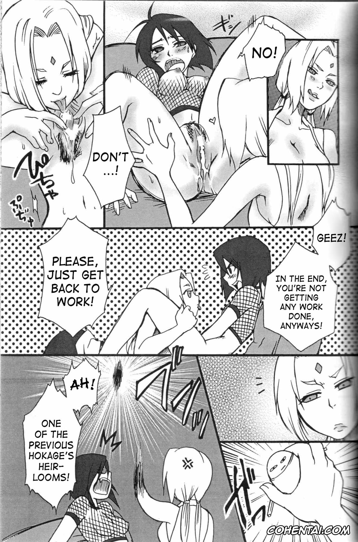 NARUTO xxx, Shizune xxx, Tsunade xxx, Kunoichi Ninkyou (Naruto), pagina 10