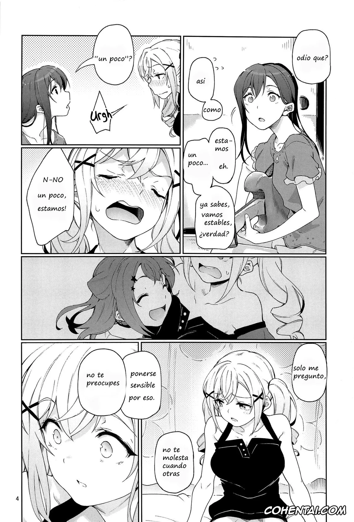 BanG Dream! porno, Arisa Ichigaya porno, Tae Hanazono porno, Jealousy All Night (BanG Dream!), pagina 5