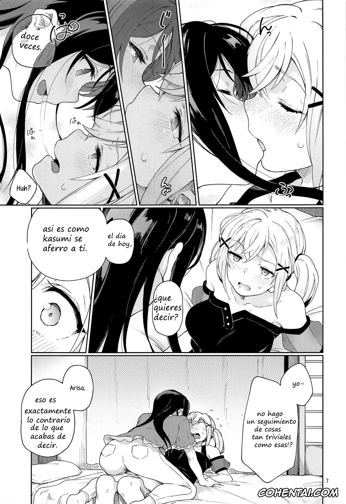 BanG Dream! porno, Arisa Ichigaya porno, Tae Hanazono porno, Jealousy All Night (BanG Dream!), pagina 8