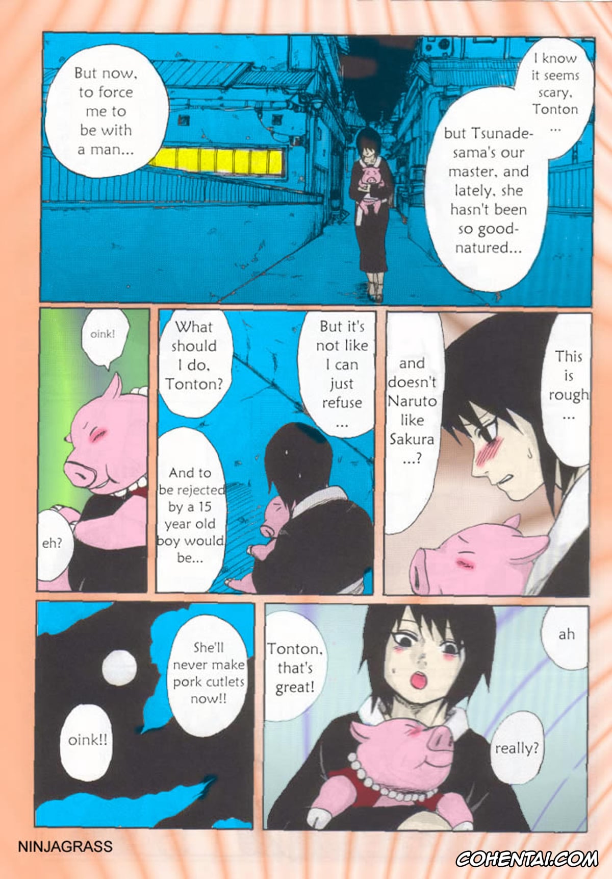 NARUTO xxx, Naruto Uzumaki xxx, Sakura Haruno xxx, Shizune xxx, Tsunade xxx, Nisemono (Naruto), pagina 7