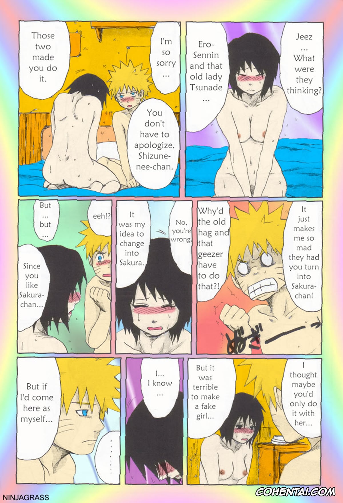 NARUTO xxx, Naruto Uzumaki xxx, Sakura Haruno xxx, Shizune xxx, Tsunade xxx, Nisemono (Naruto), pagina 25