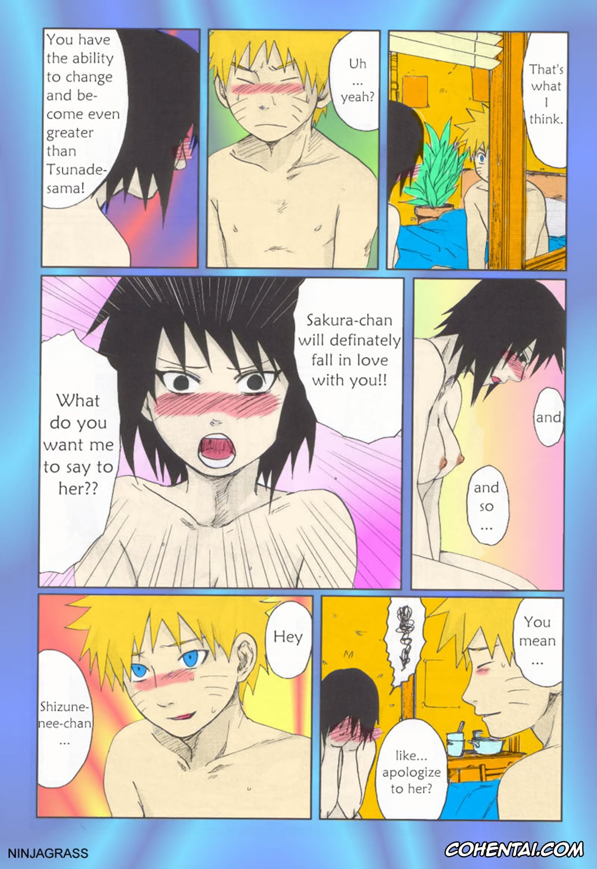 NARUTO xxx, Naruto Uzumaki xxx, Sakura Haruno xxx, Shizune xxx, Tsunade xxx, Nisemono (Naruto), pagina 28