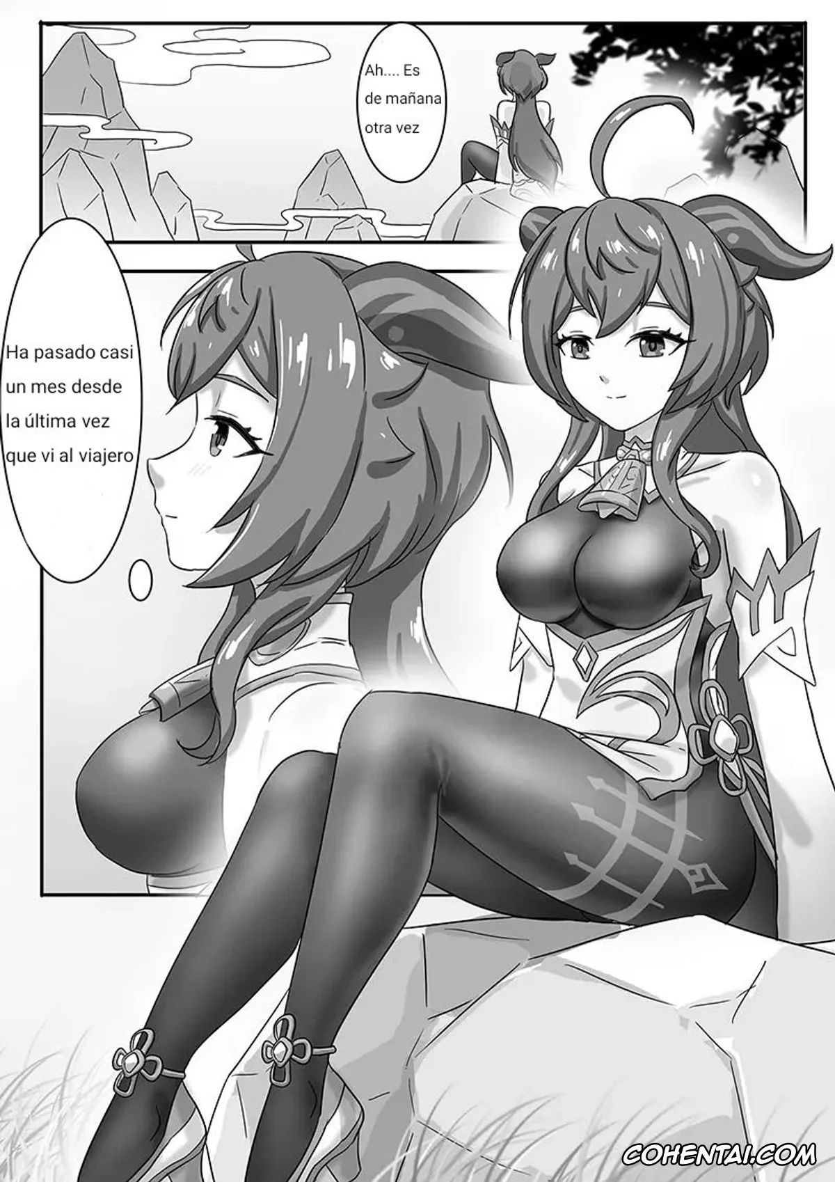 Genshin Impact xxx, Ganyu xxx, Ganyu x Slime (Genshin Impact), pagina 1