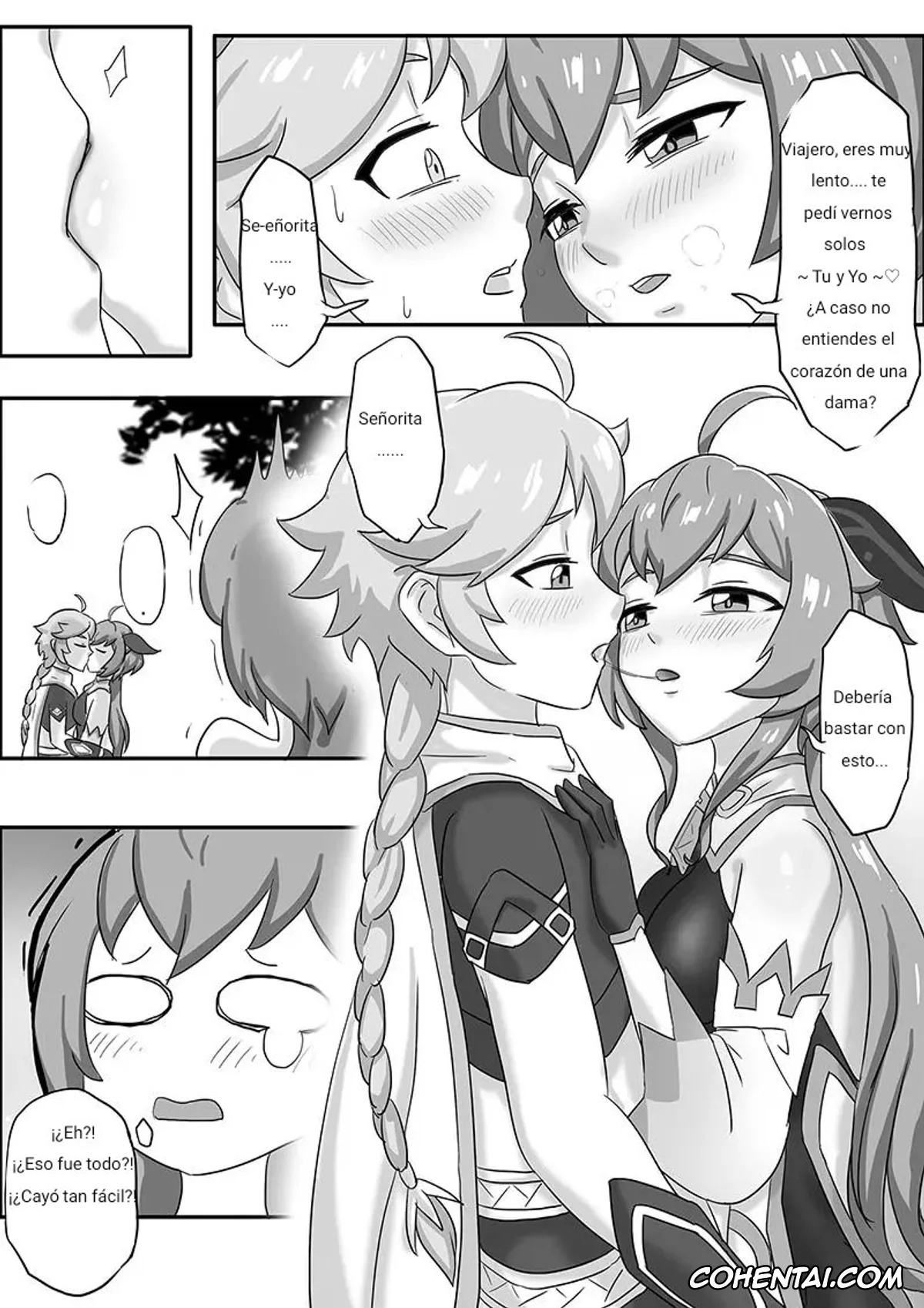 Genshin Impact hentai, Ganyu hentai, Ganyu x Slime (Genshin Impact), pagina 9