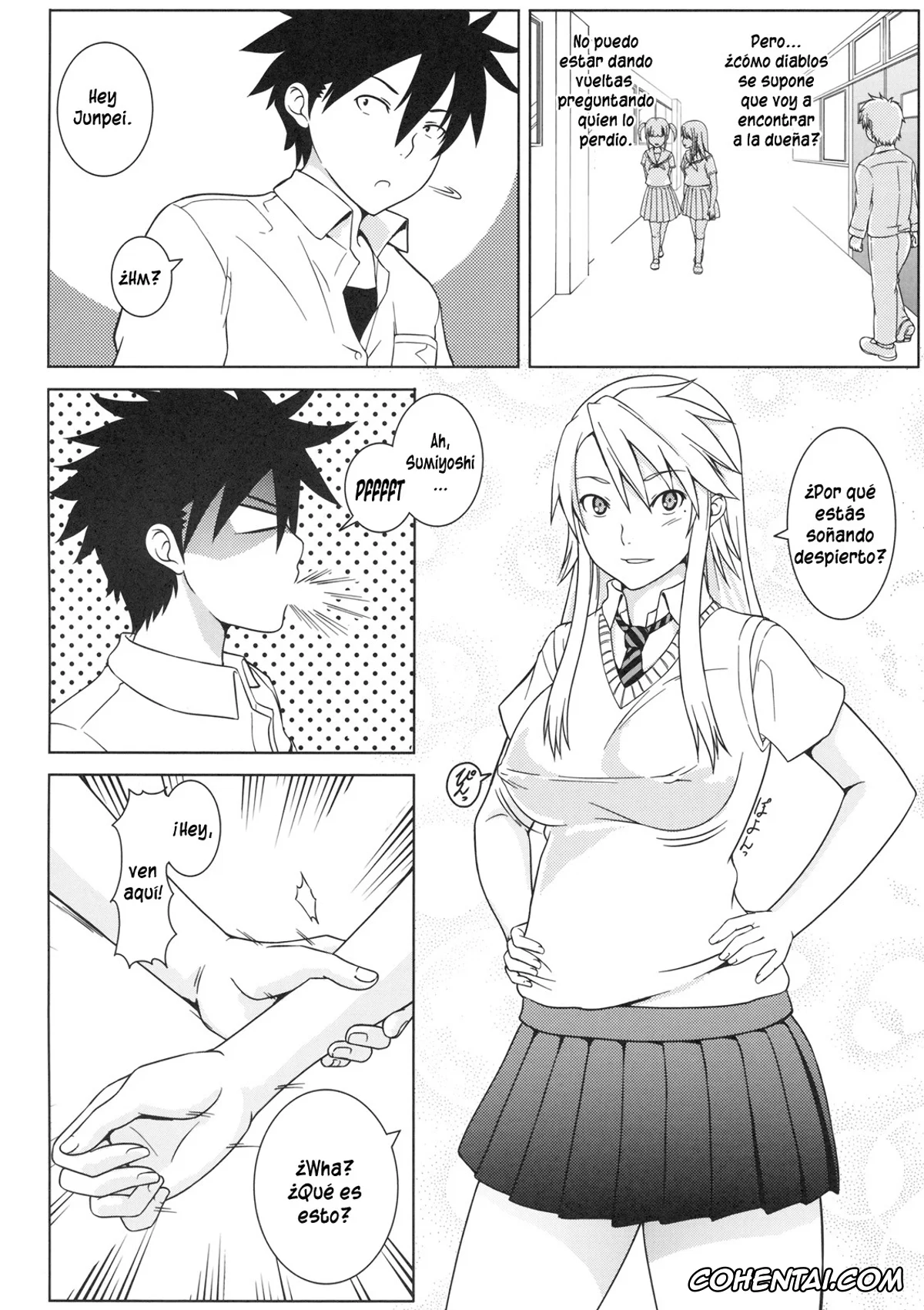 Nyan Koi porno, Junpei Kousaka porno, Kaede Mizuno porno, Kanako Sumiyoshi porno, Itazura Nyan Musume! (Nyan Koi!), pagina 5