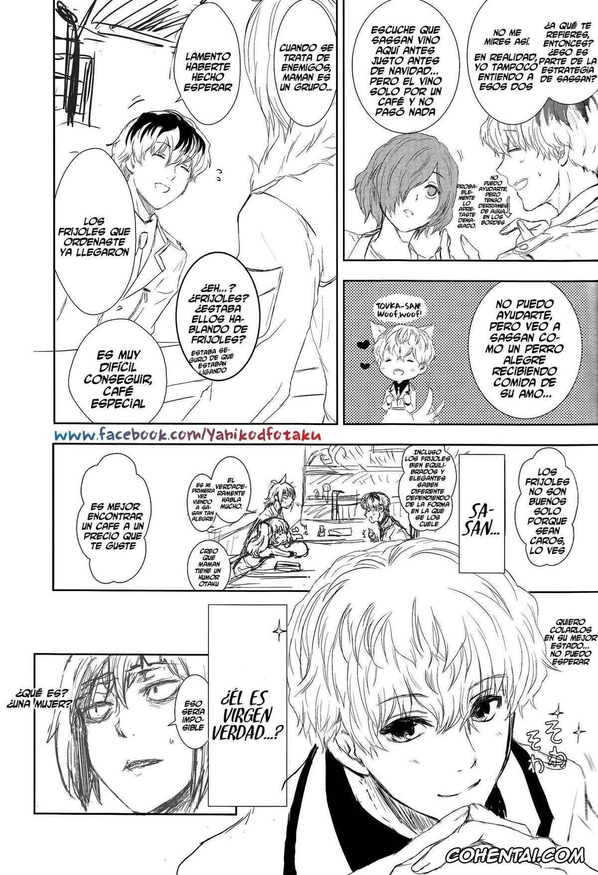 Tokyo Ghoul xxx, Ken Kaneki | Haise Sasaki xxx, Touka Kirishima xxx, Innocent Blue – Before Sunrise (Tokyo Ghoul), pagina 4