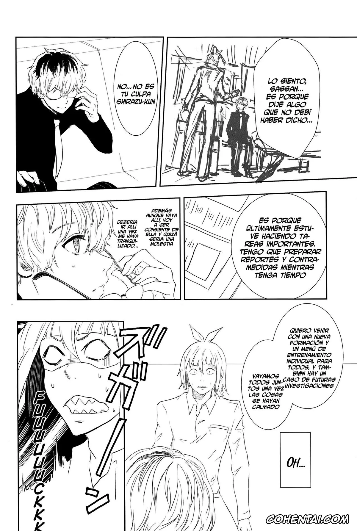 Tokyo Ghoul hentai, Ken Kaneki | Haise Sasaki hentai, Touka Kirishima hentai, Innocent Blue – Before Sunrise (Tokyo Ghoul), pagina 9