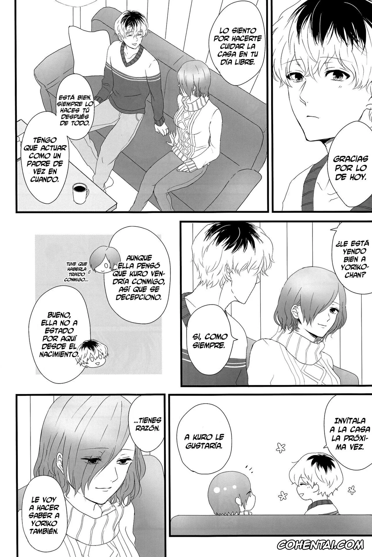 Tokyo Ghoul hentai, Ken Kaneki | Haise Sasaki hentai, Touka Kirishima hentai, Innocent Blue – Before Sunrise (Tokyo Ghoul), pagina 24