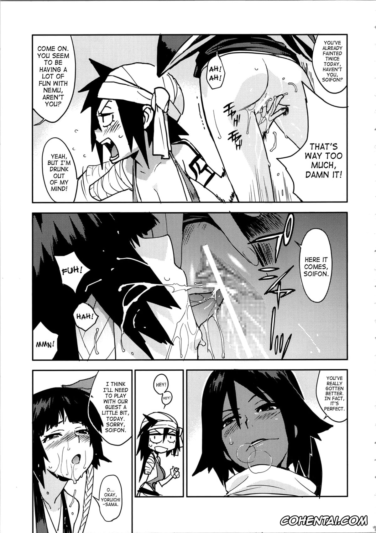Bleach porno, Kukaku Shiba porno, Nemu Kurotsuchi porno, Soi Fon porno, Yoruichi Shihoin porno, BC BLEACH ch (Bleach), pagina 14