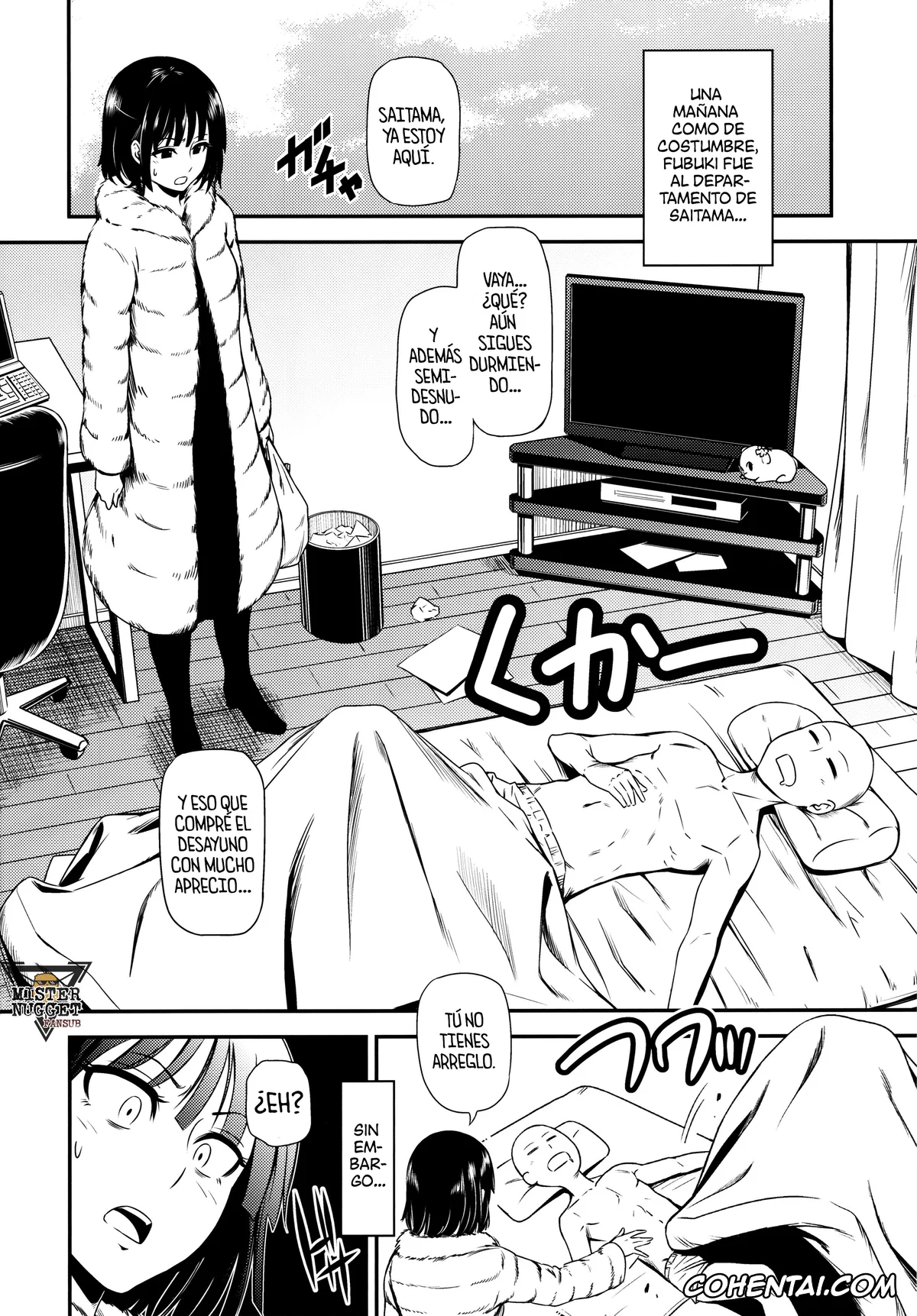 One Punch Man porno, Jigoku no Fubuki porno, Saitama porno, ONE-HURRICANE – Seiyoku no Fubuki (One Punch Man), pagina 5