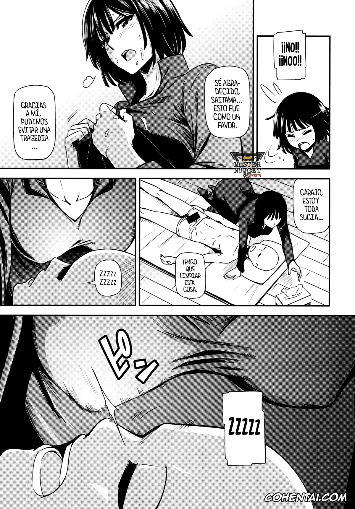 One Punch Man porno, Jigoku no Fubuki porno, Saitama porno, ONE-HURRICANE – Seiyoku no Fubuki (One Punch Man), pagina 14