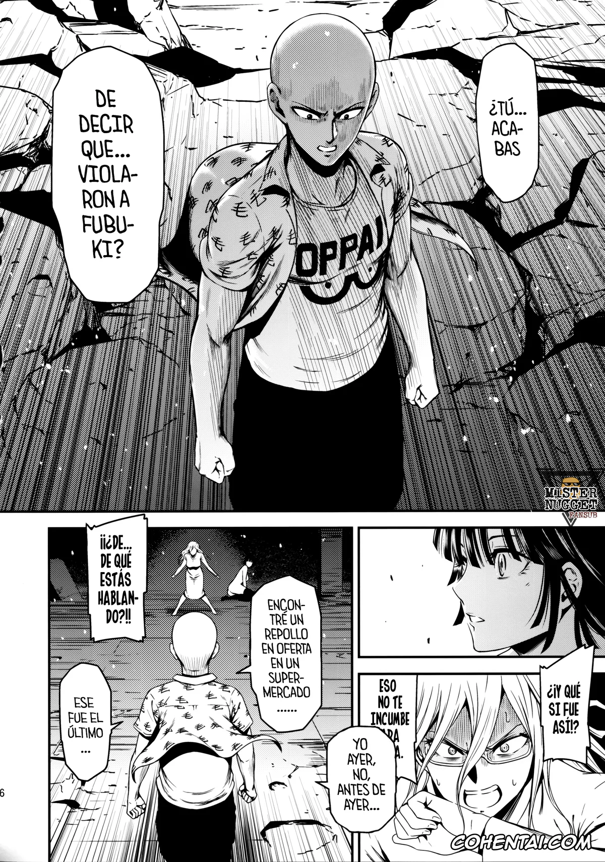 One Punch Man porno, Jigoku no Fubuki porno, Saitama porno, ONE-HURRICANE 3.5 (One Punch Man), pagina 17