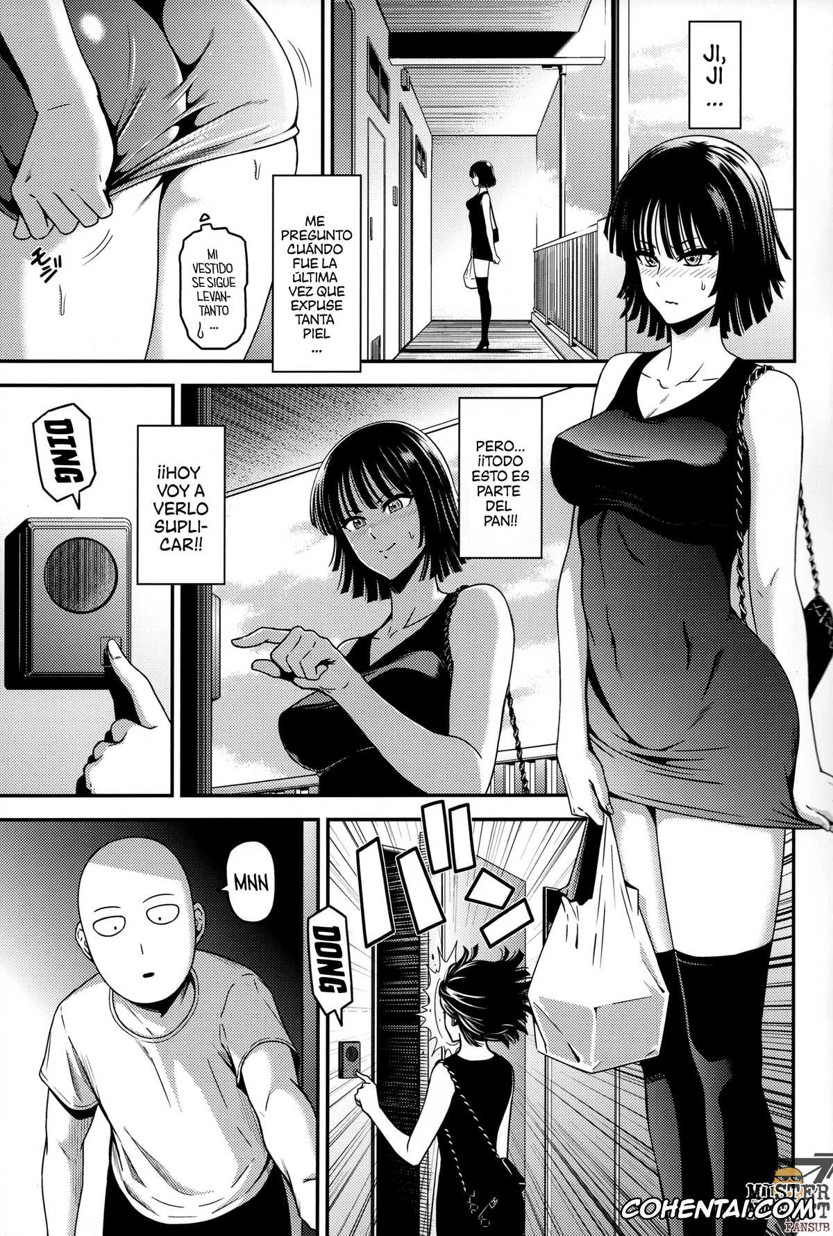 One Punch Man porno, Jigoku no Fubuki porno, Saitama porno, ONE-HURRICANE 6 (One Punch Man), pagina 2