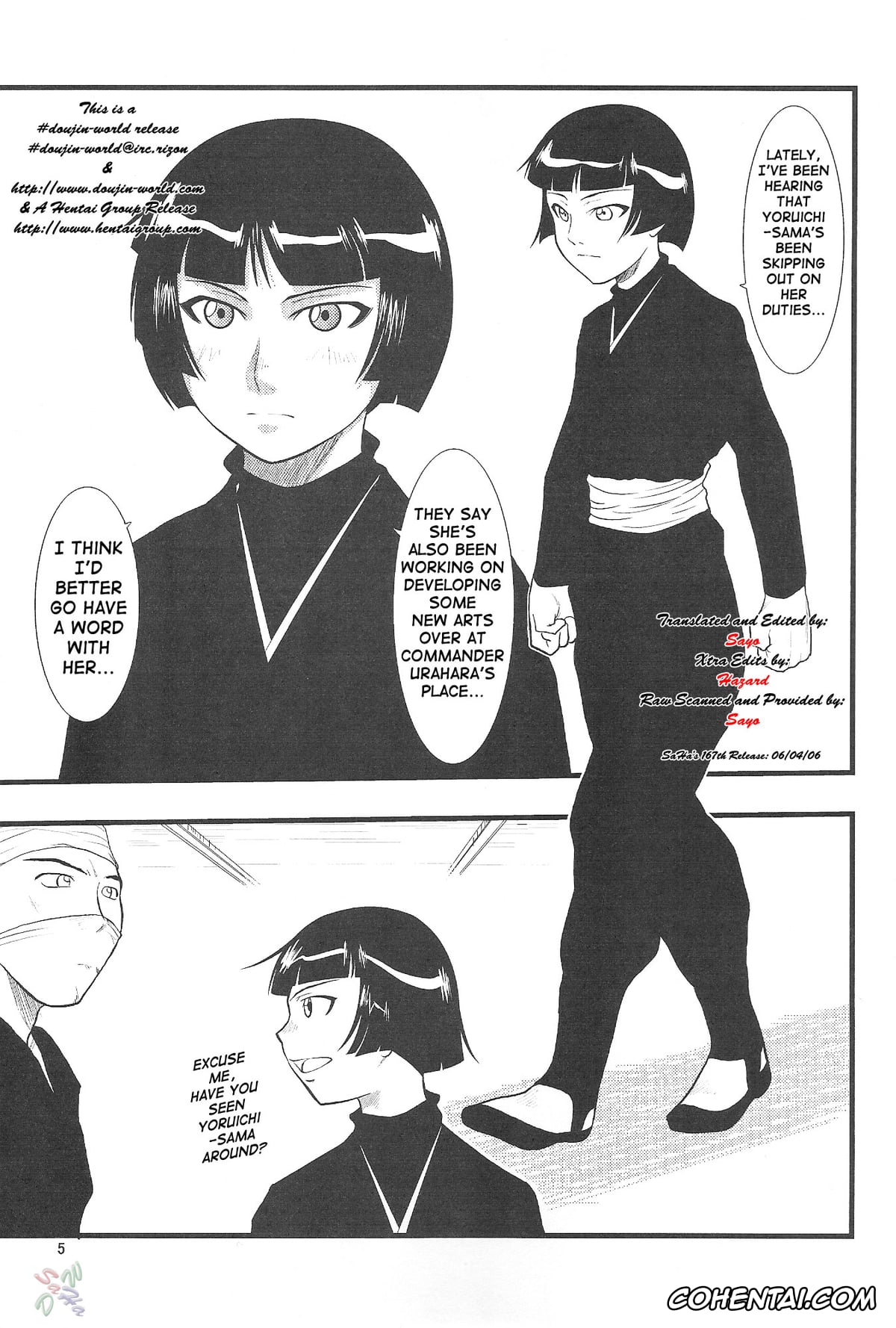 Bleach xxx, Soi Fon xxx, Yoruichi Shihoin xxx, Yoruichi Nyan to Soi Fon no Hon (Bleach), pagina 4