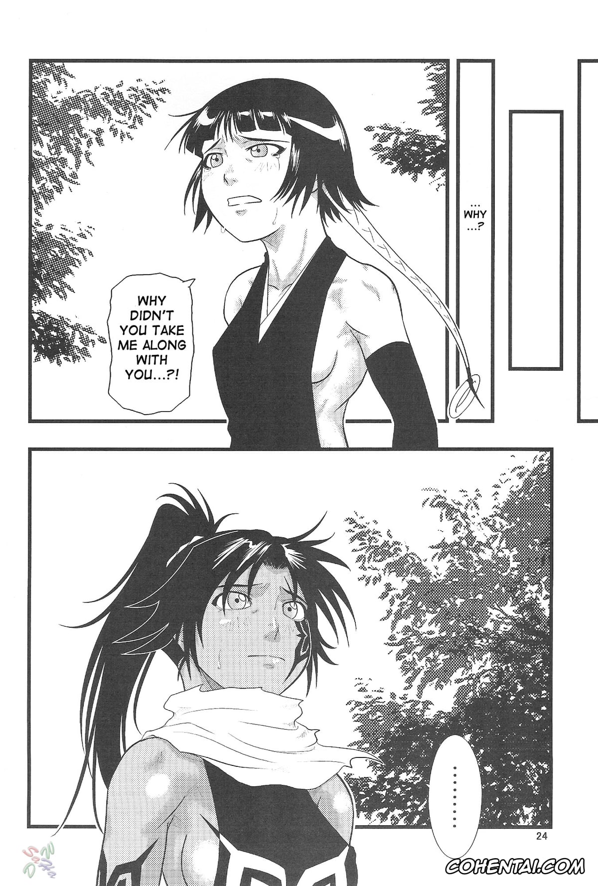 Bleach porno, Soi Fon porno, Yoruichi Shihoin porno, Yoruichi Nyan to Soi Fon no Hon (Bleach), pagina 23